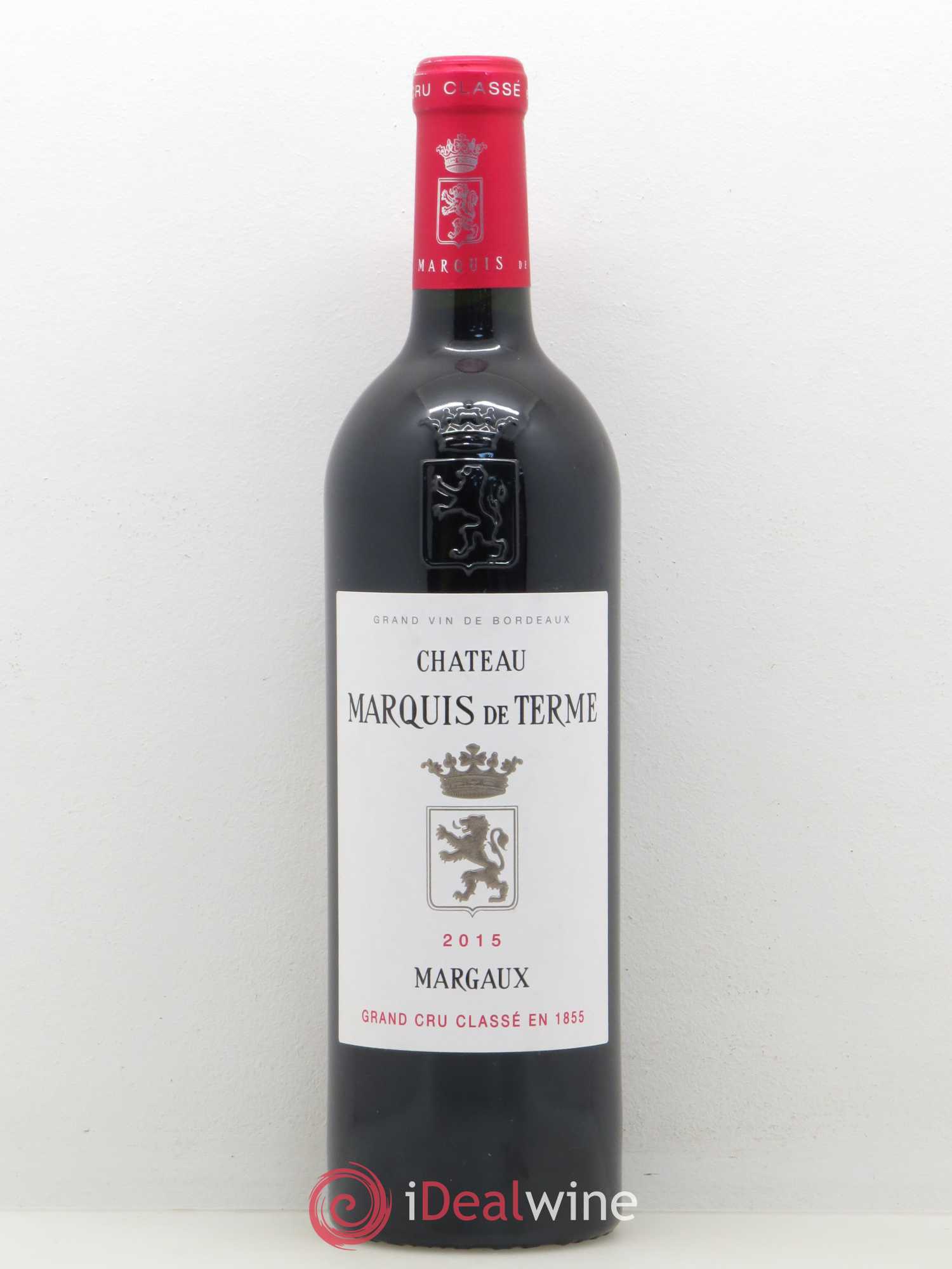 Château Marquis de Terme 4ème Grand Cru Classé 2015 - Lot de 1 bouteille - 0
