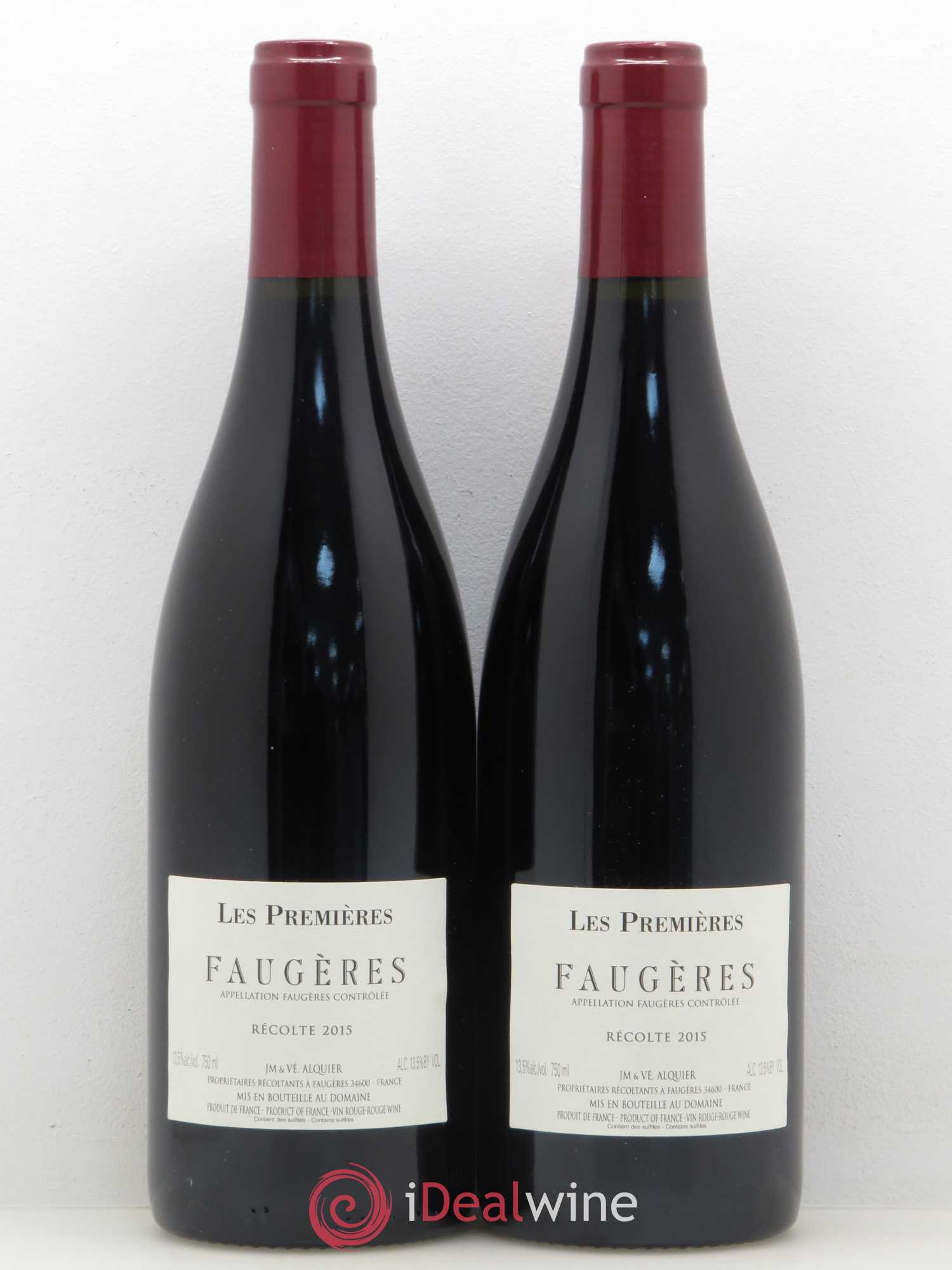 Faugères Les Premières Jean-Michel Alquier (sans prix de réserve) 2015 - Posten von 2 Flaschen - 0