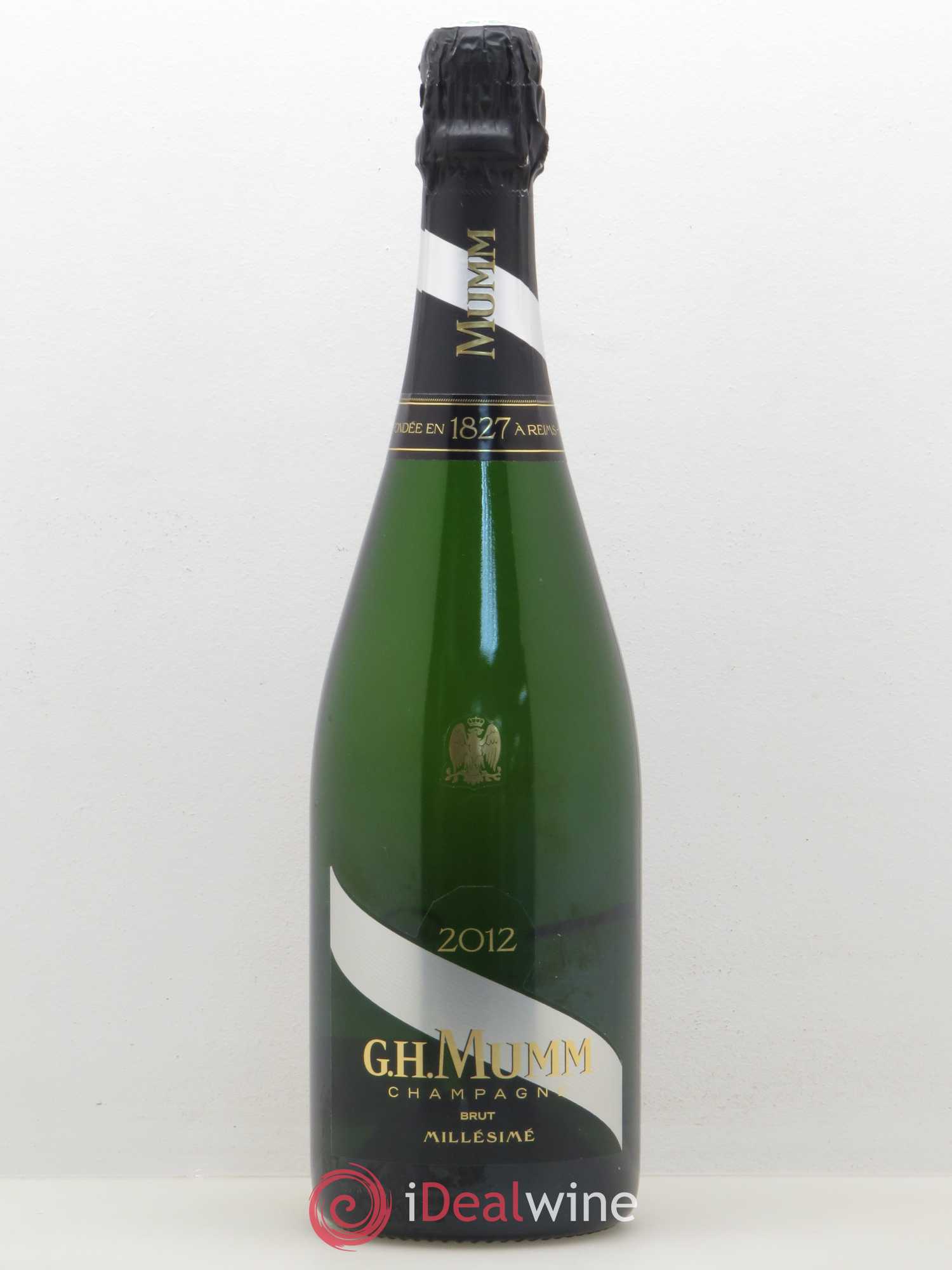 Grand Cordon Mumm 2012 - Lot de 1 bouteille - 0