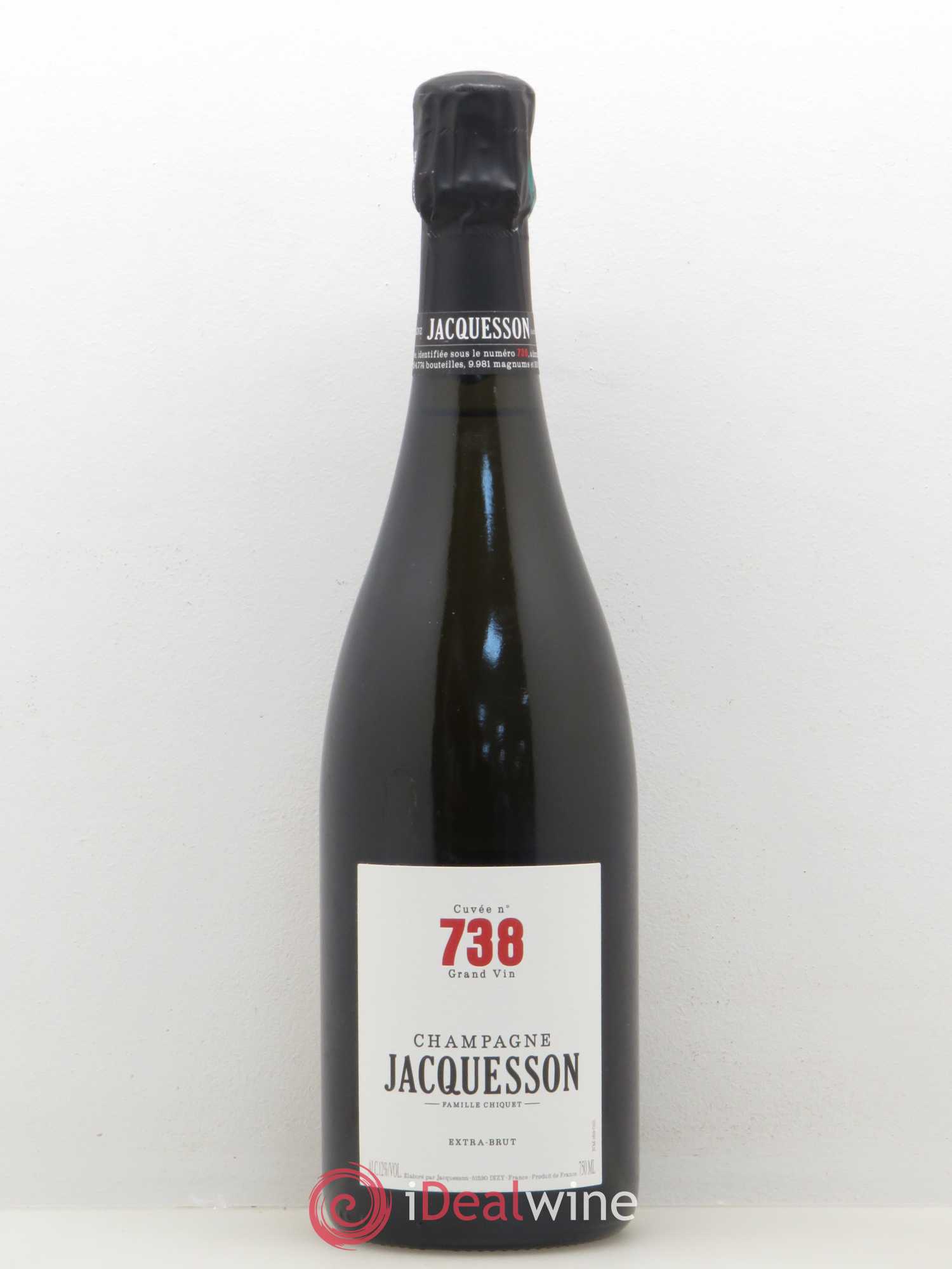 Cuvée 738 Extra-Brut Jacquesson - Lot de 1 bouteille - 0