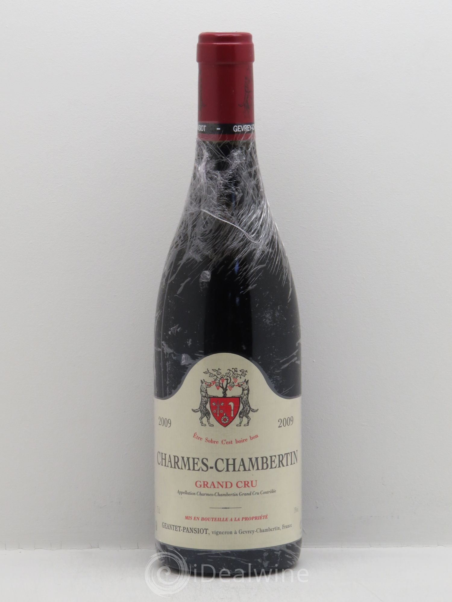 Charmes-Chambertin Grand Cru Geantet-Pansiot 2009 - Lot de 1 bouteille - 0