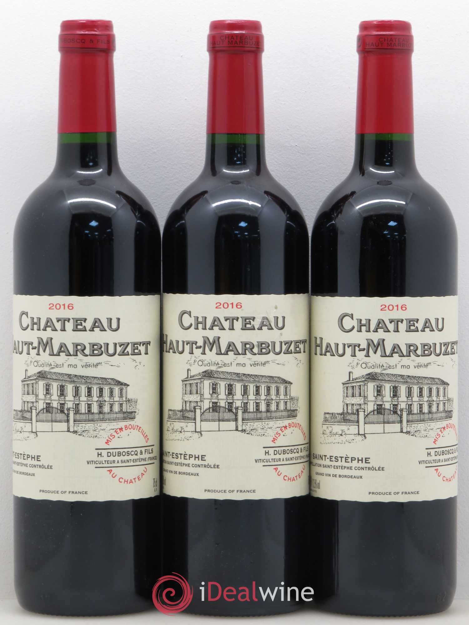 Château Haut Marbuzet 2016 - Lot de 5 bouteilles - 1