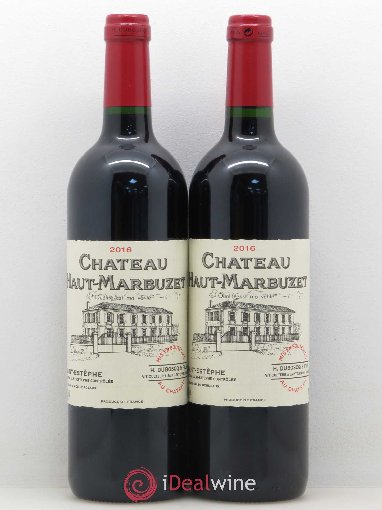 Château Haut Marbuzet 2016 - Lot de 5 bouteilles - 2