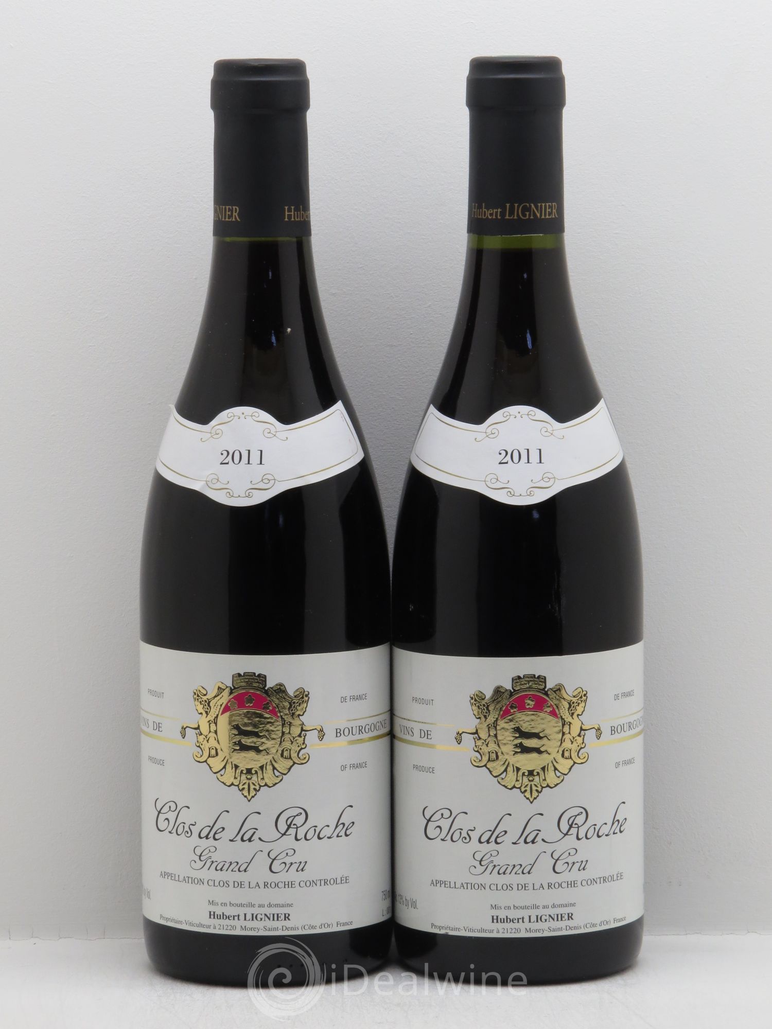 Clos de la Roche Grand Cru Hubert Lignier (Domaine) 2011 - Lot de 2 bouteilles - 0