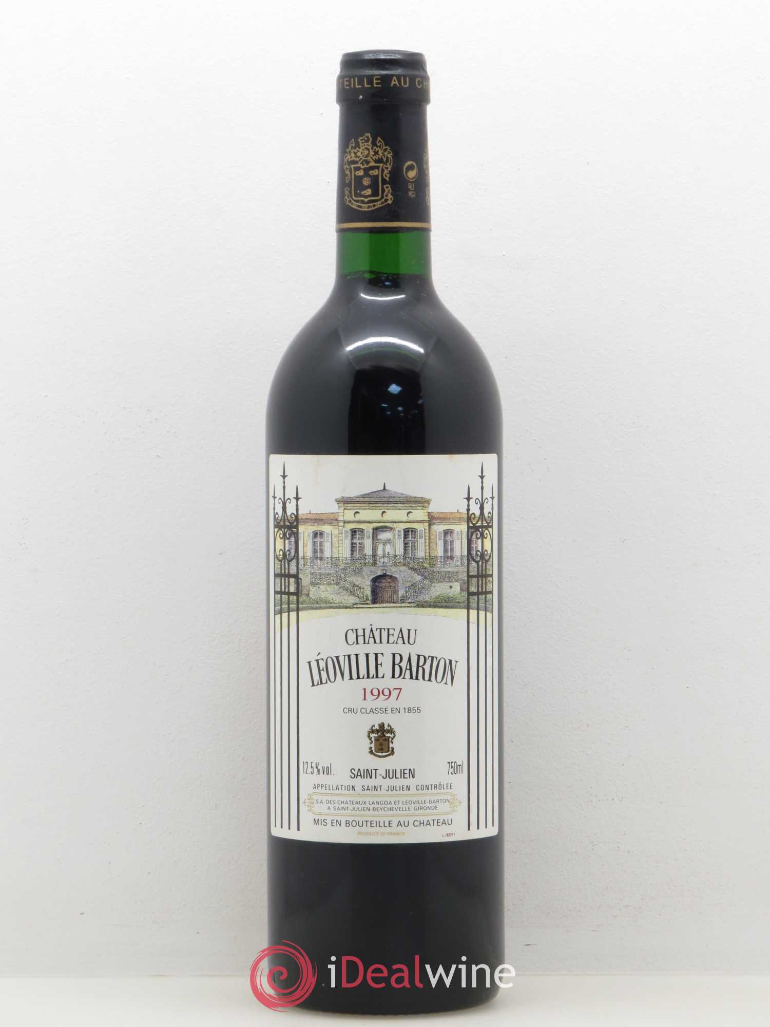Château Léoville Barton 2ème Grand Cru Classé (sans prix de réserve) 1997 - Lot de 1 bouteille - 0