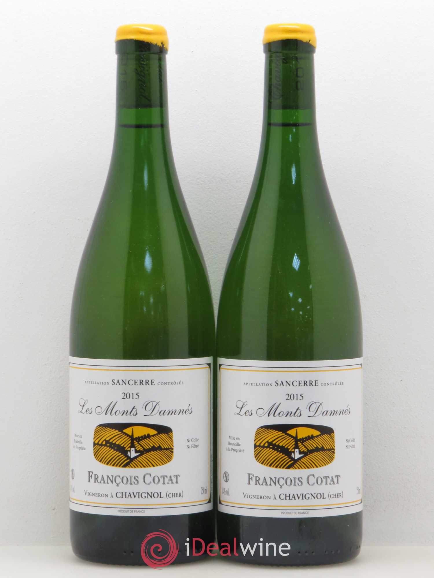 Sancerre Les Monts Damnés François Cotat 2015 - Lot de 2 bouteilles - 0