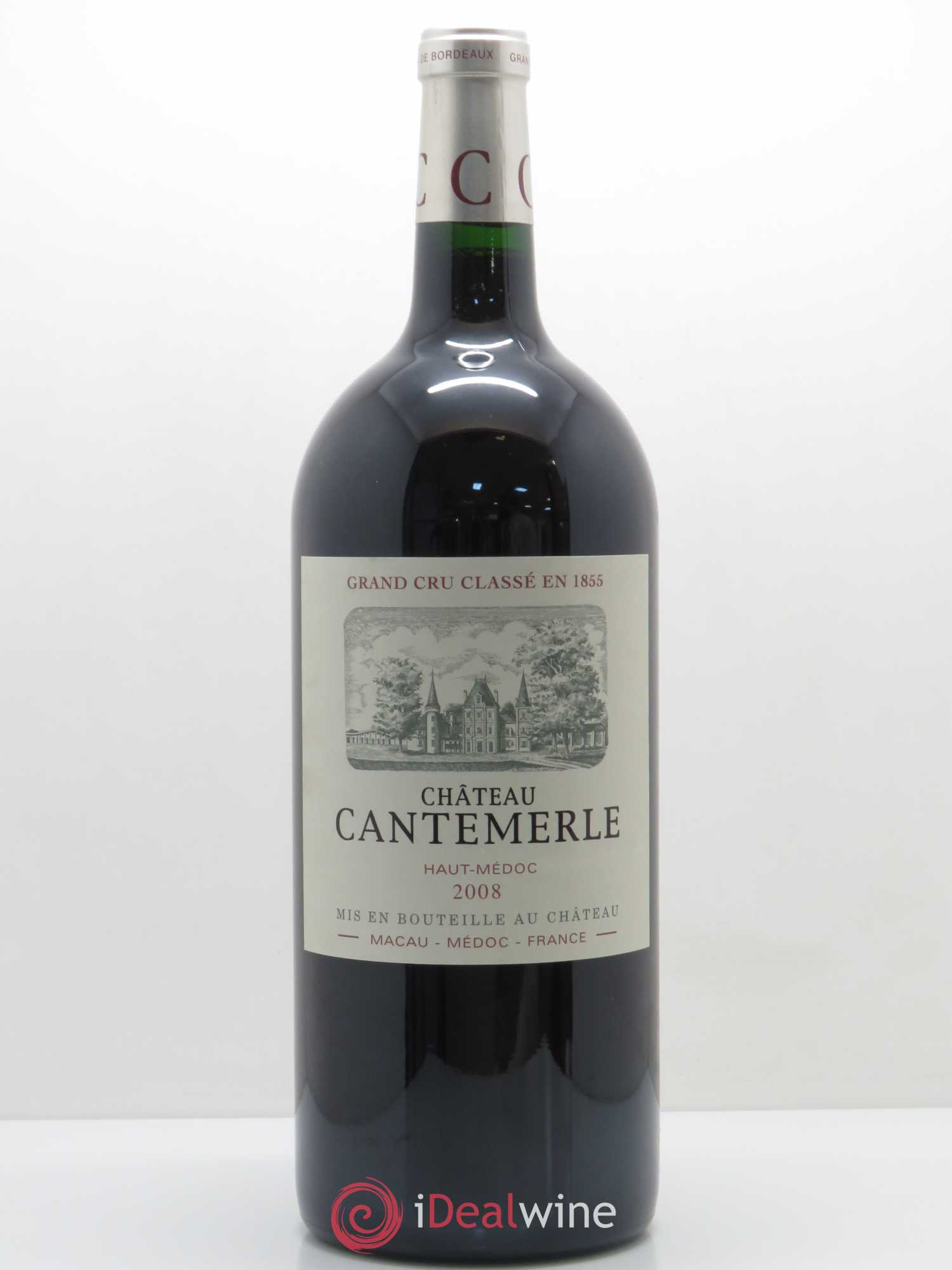 Château Cantemerle 5ème Grand Cru Classé 2008 - Lotto di 1 jéroboam - 0