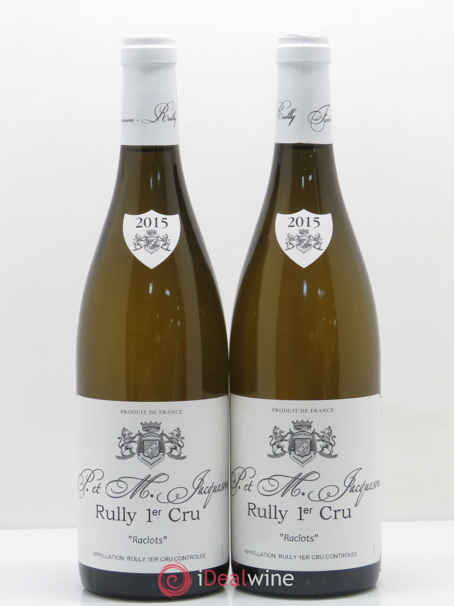 Rully 1er Cru Raclots Jacqueson (no reserve) 2015 - Lot of 2 bottles - 0