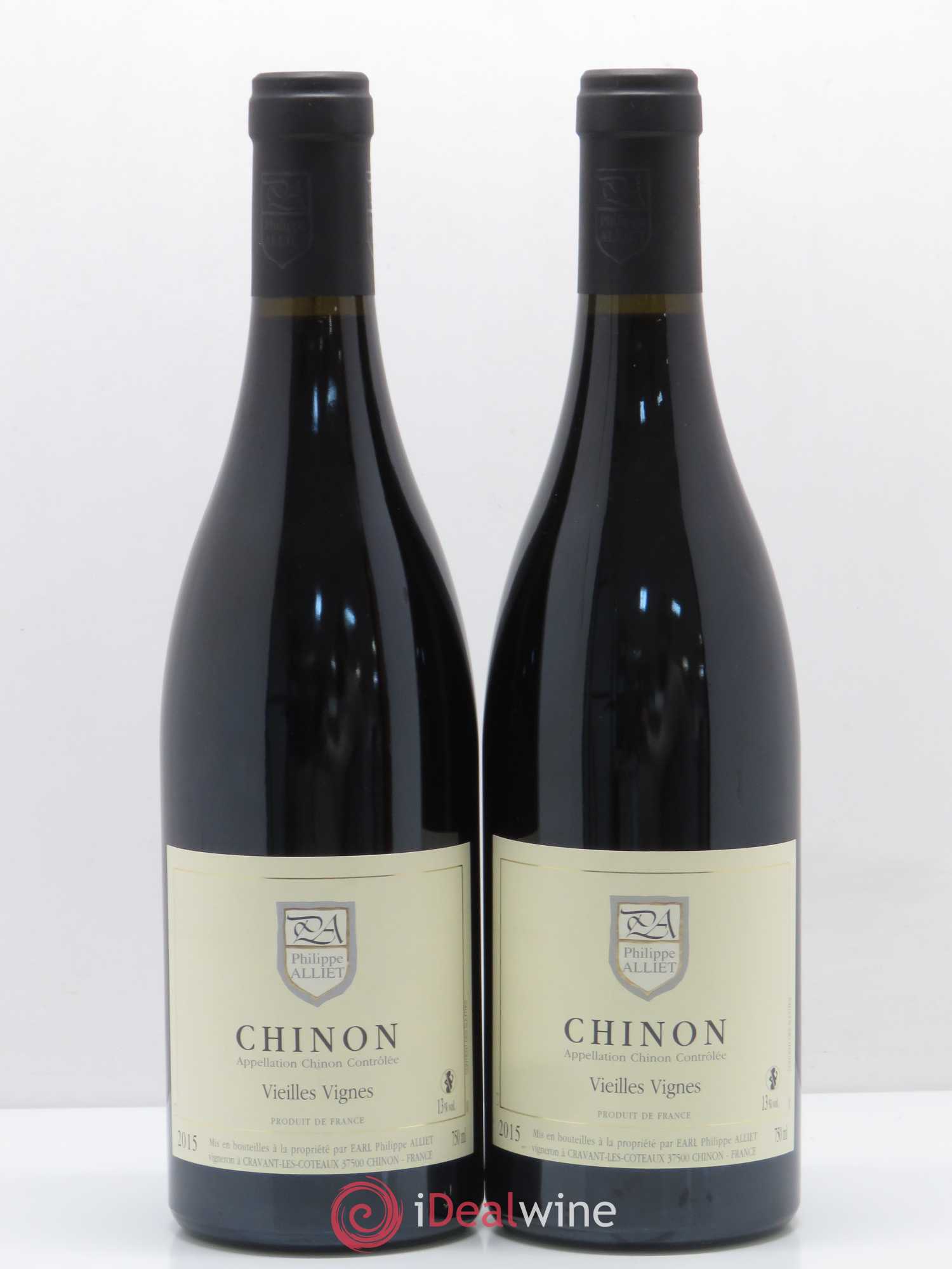 Chinon Vieilles Vignes Philippe Alliet 2015 - Lot de 2 bouteilles - 0