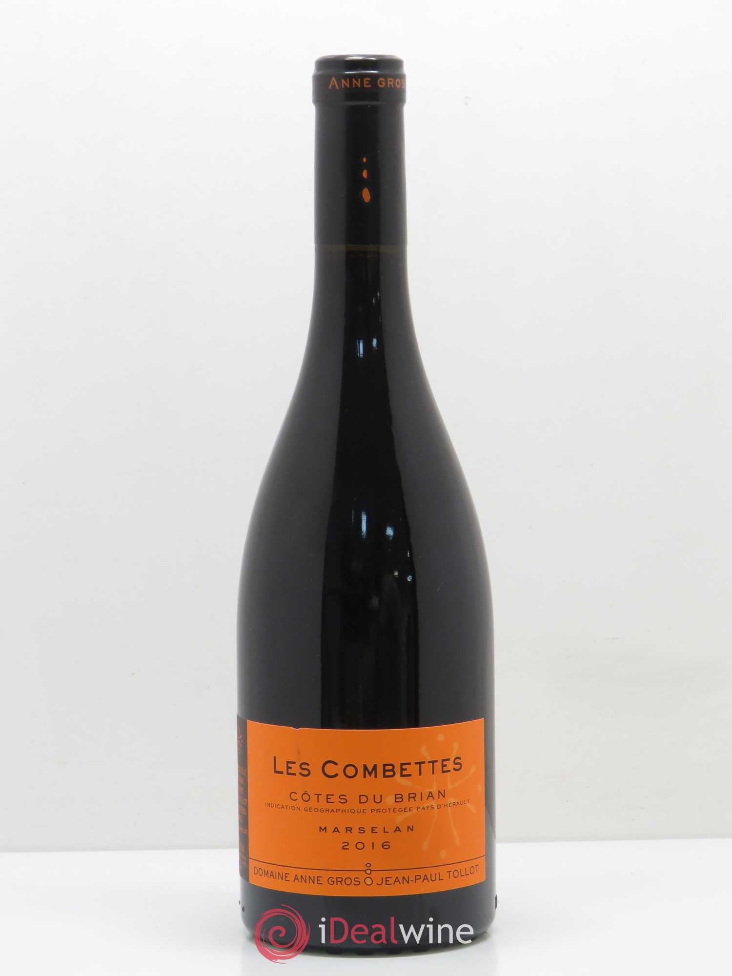 Languedoc Côtes du Brian Les Combettes Marselan Anne Gros et Tollot (sans prix de réserve) 2016 - Posten von 1 Flasche - 0