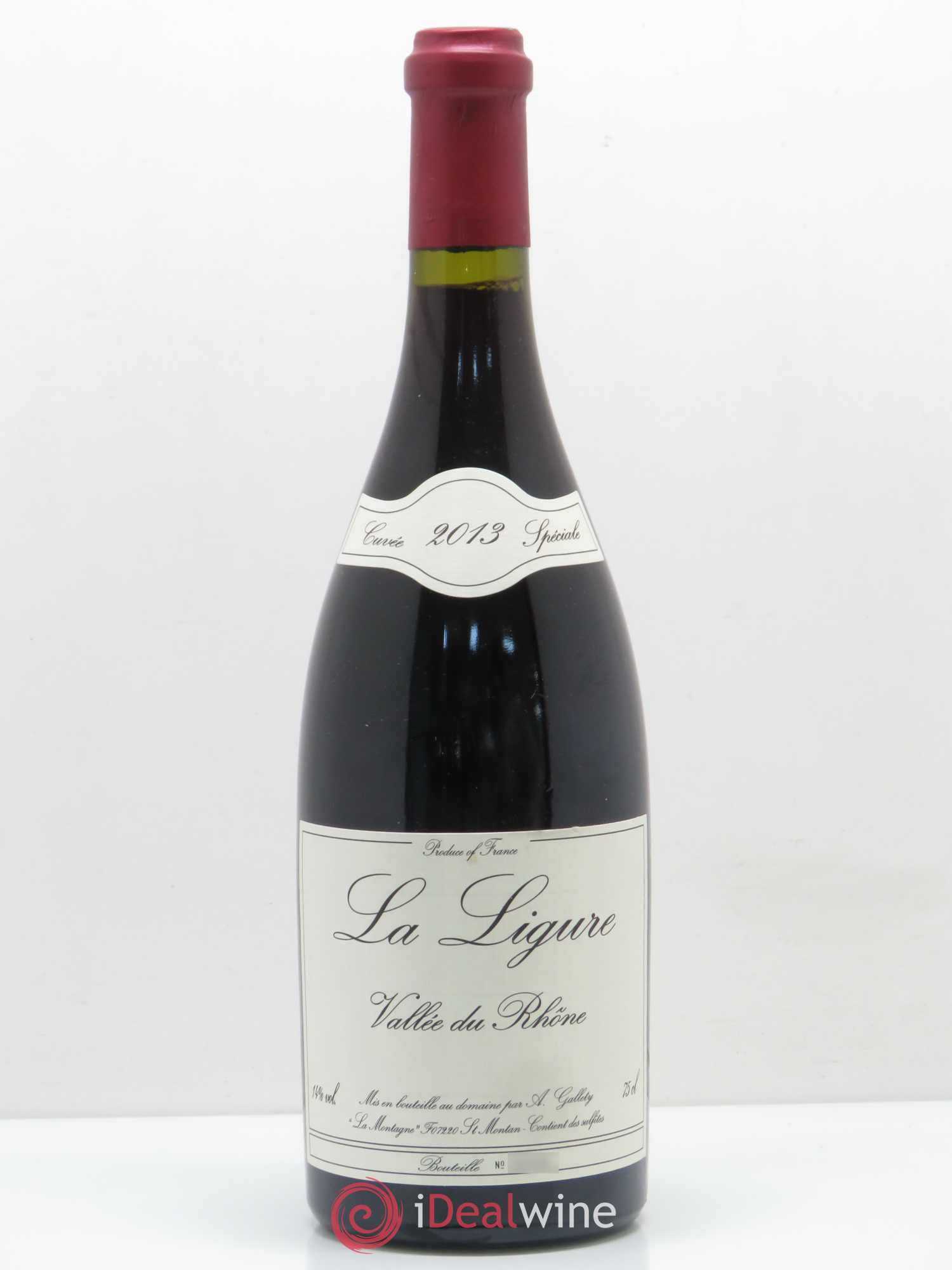 Côtes du Vivarais Gallety (Domaine) La ligure (sans prix de réserve) 2013 - Posten von 1 Flasche - 0