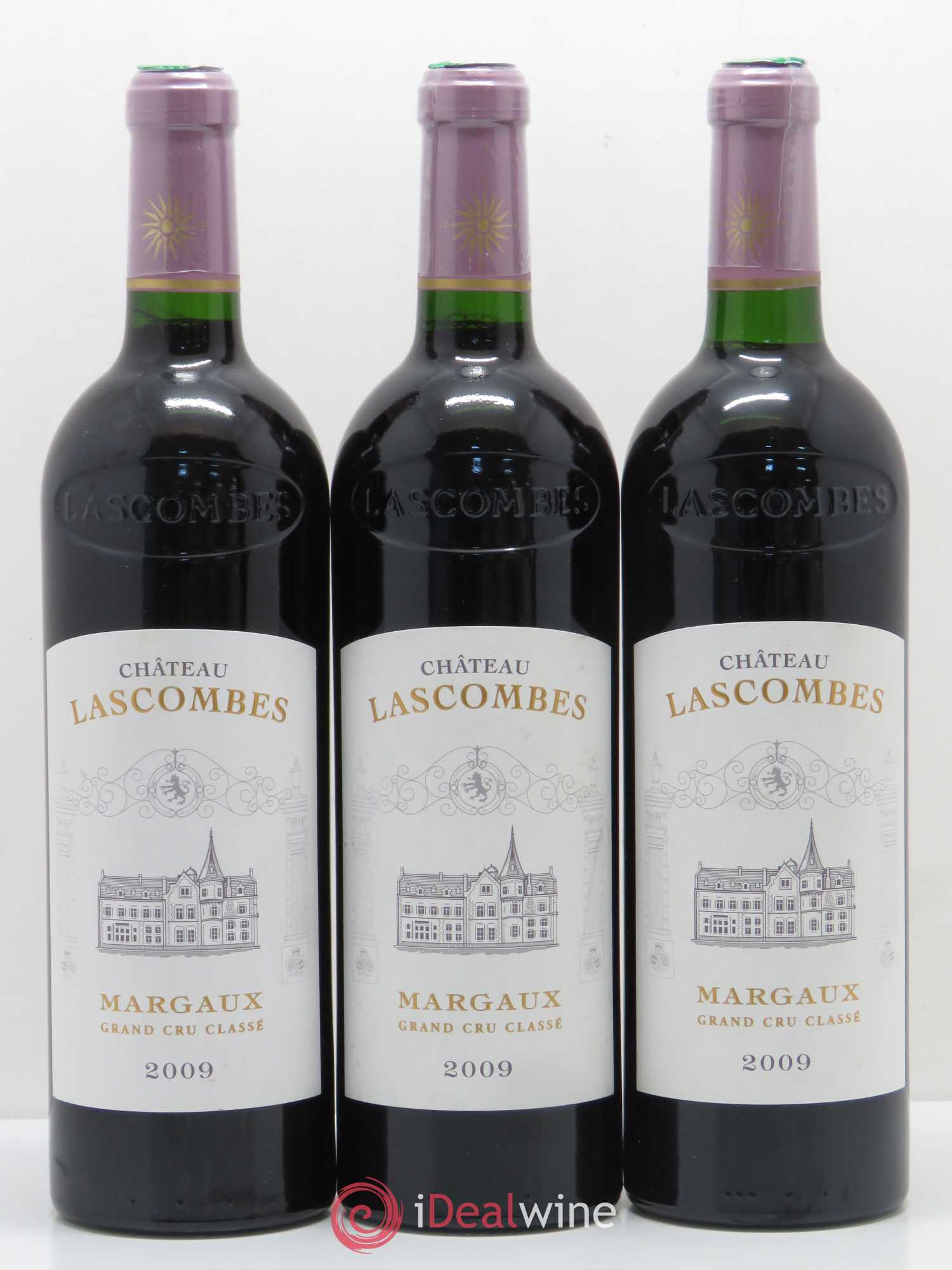 Château Lascombes 2ème Grand Cru Classé 2009 - Lot de 3 bouteilles - 0