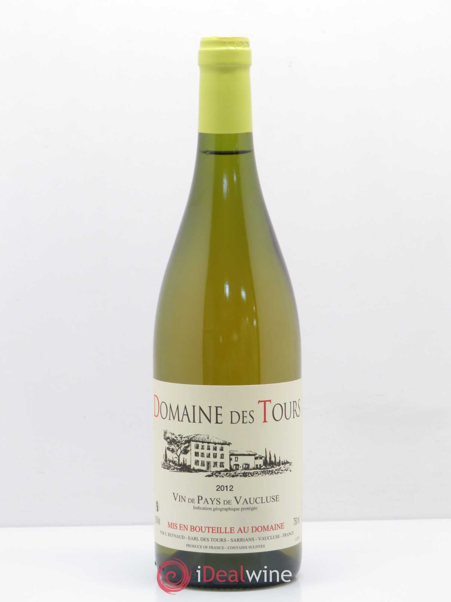 Vaucluse (Vin de Pays de Vaucluse) Domaine des Tours Emmanuel Reynaud (sans prix de réserve) 2012 - Lot de 1 bouteille - 0