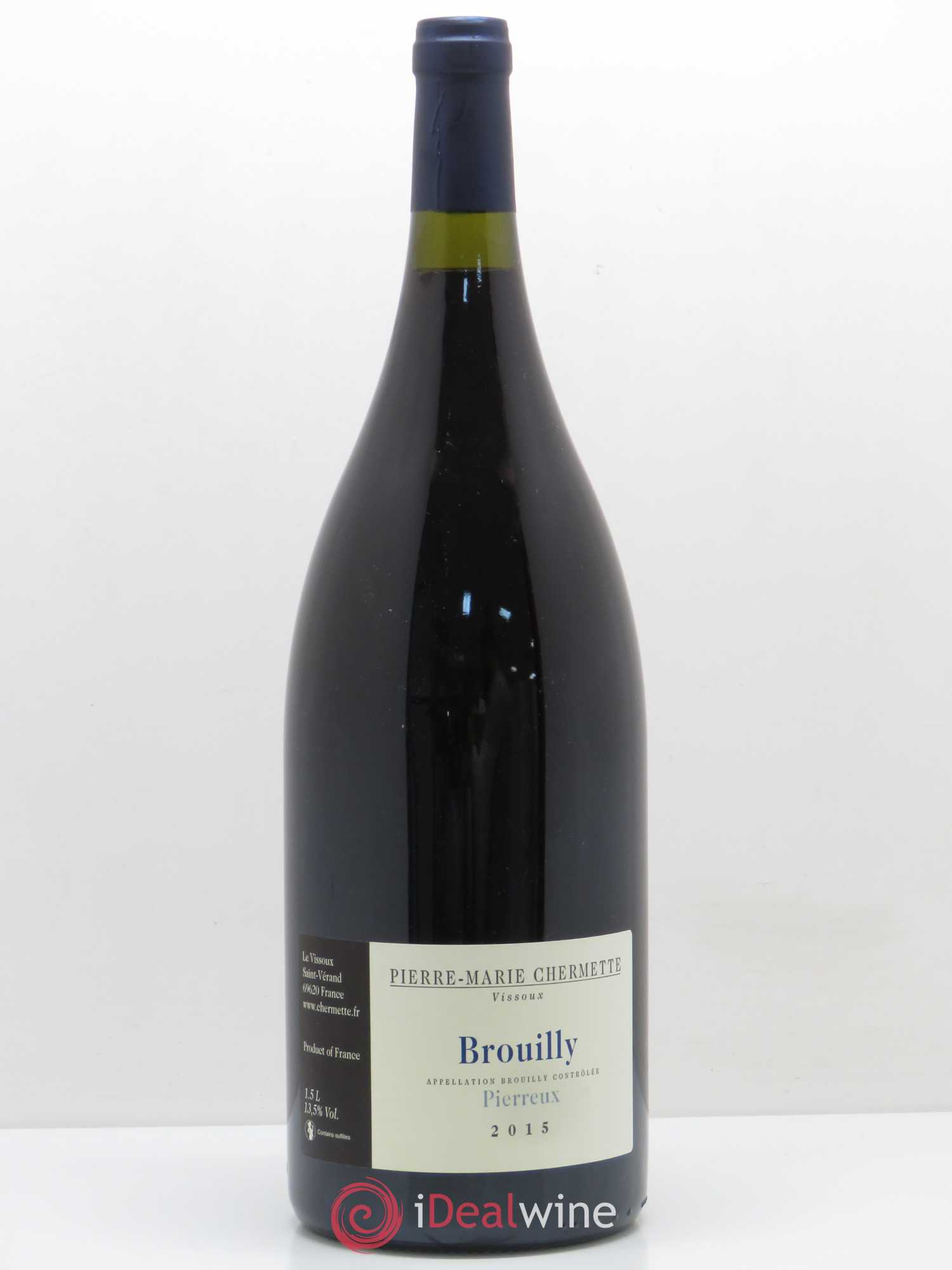 Brouilly Pierreux Domaine du Vissoux - P-M. Chermette 2015 - Lot de 1 magnum - 0