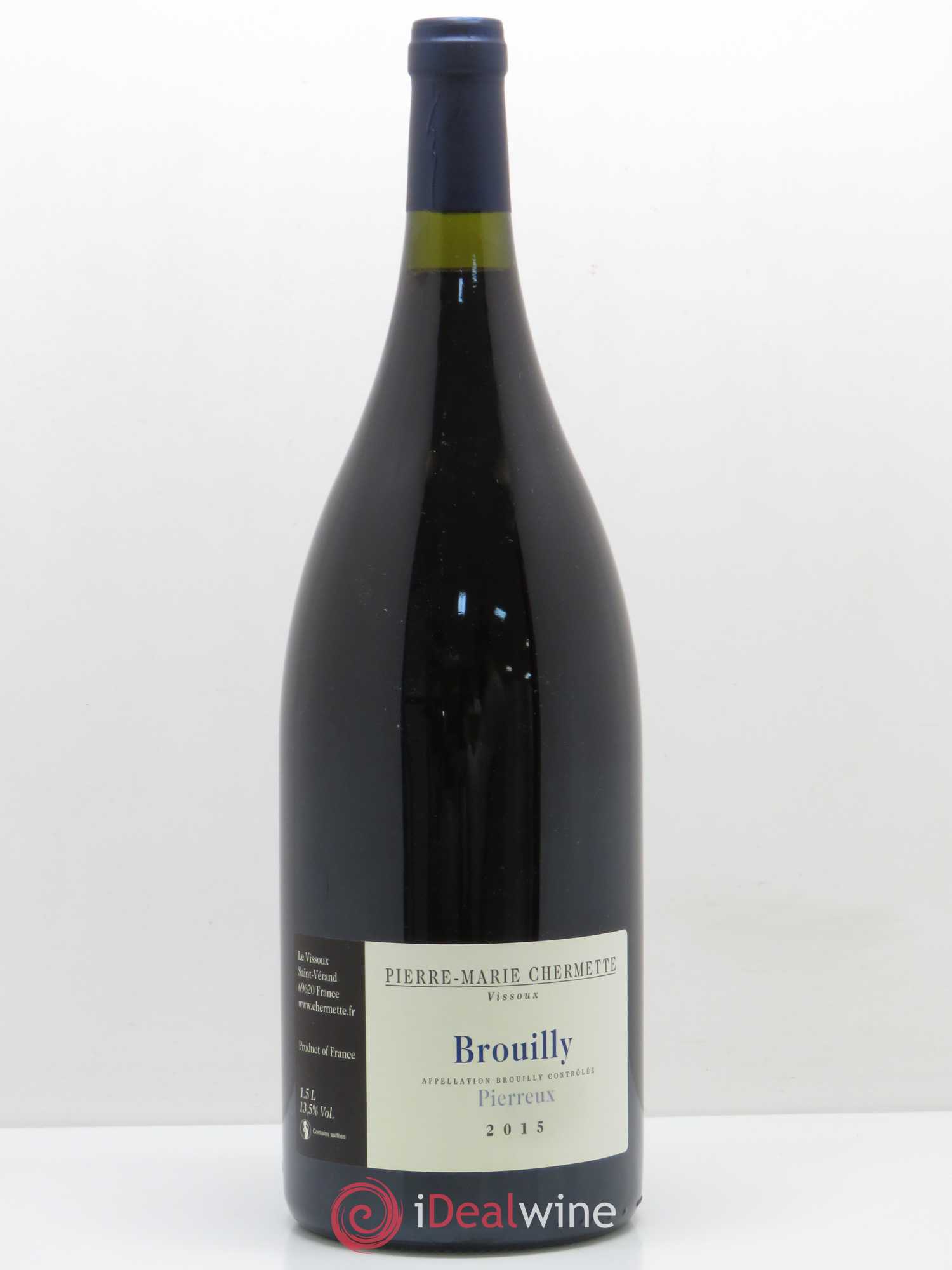 Brouilly Pierreux Domaine du Vissoux - P-M. Chermette 2015 - Lot de 1 magnum - 0