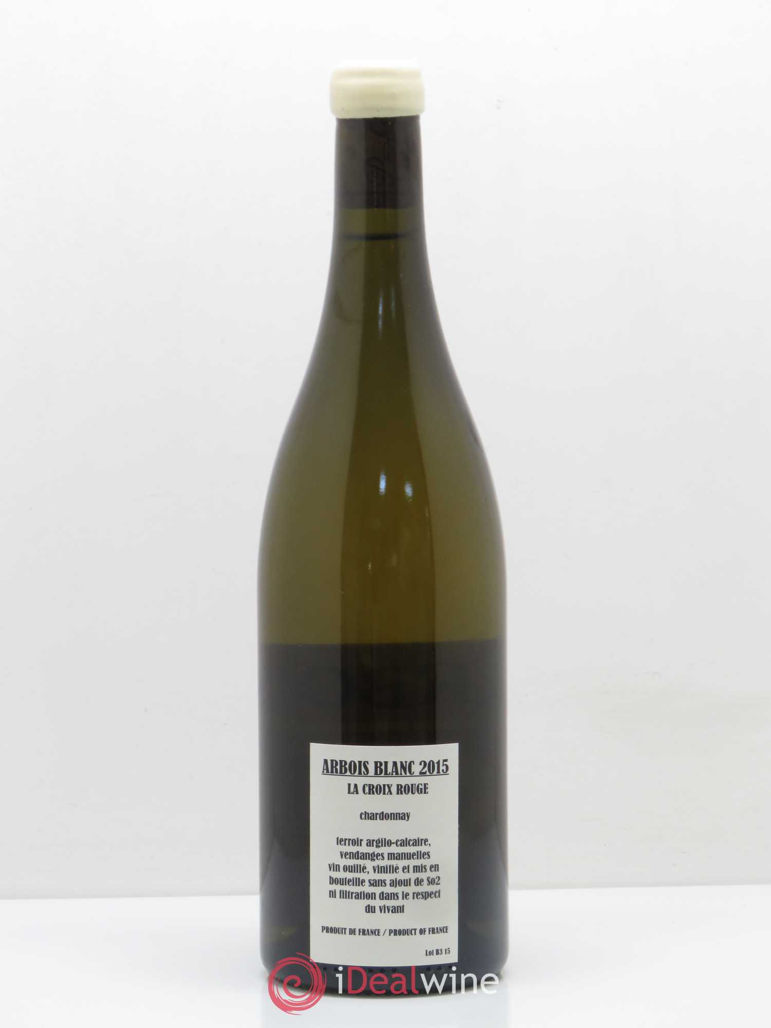 Arbois Chardonnay La Croix Rouge Adeline Houillon & Renaud Bruyère 2015 - Lot de 1 bouteille - 1