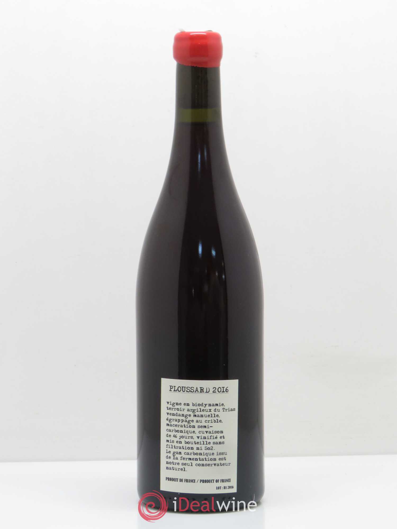 Arbois Ploussard Adeline Houillon & Renaud Bruyère 2016 - Lot de 1 bouteille - 1