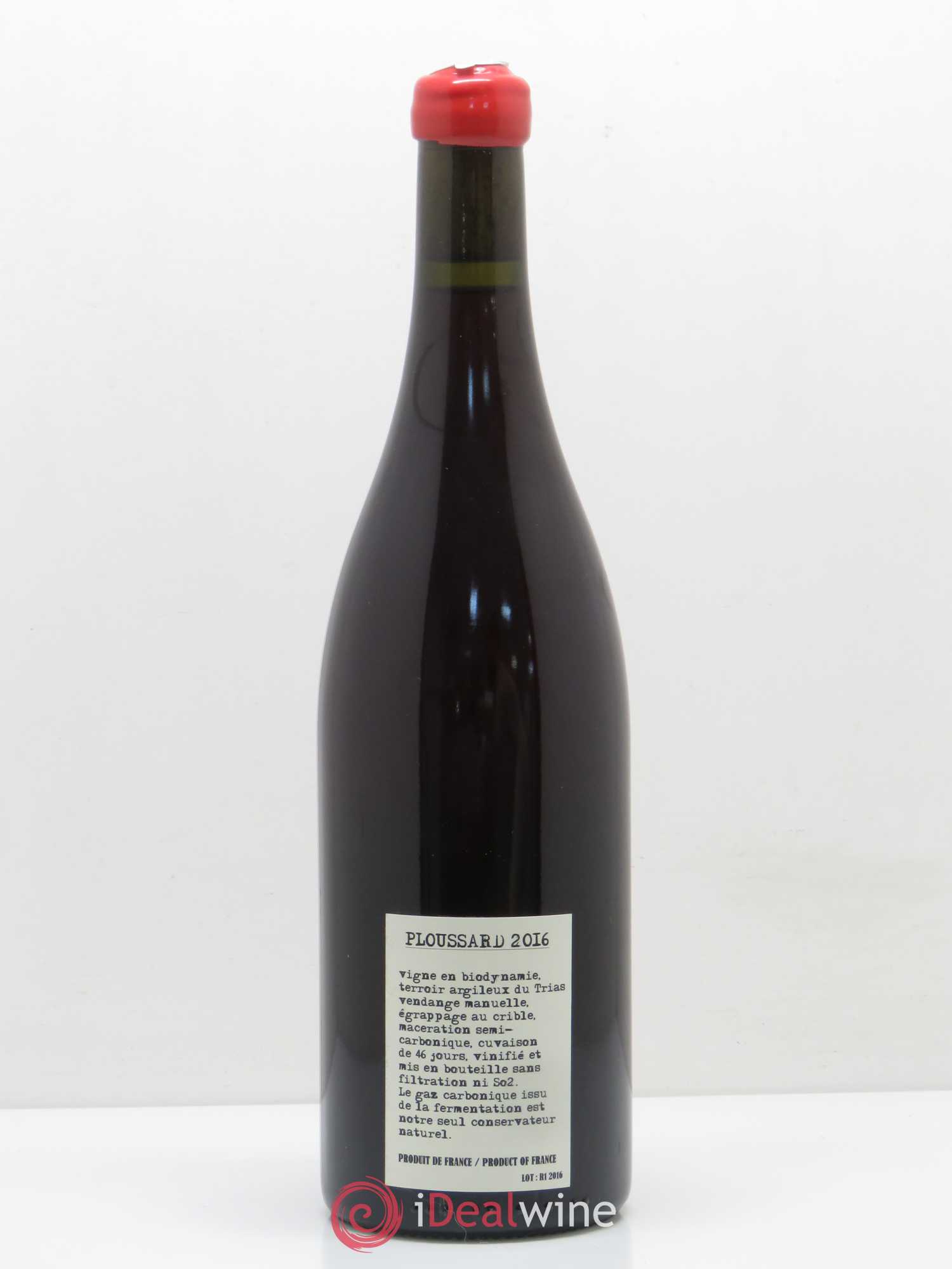 Arbois Ploussard Adeline Houillon & Renaud Bruyère 2016 - Lot de 1 bouteille - 1