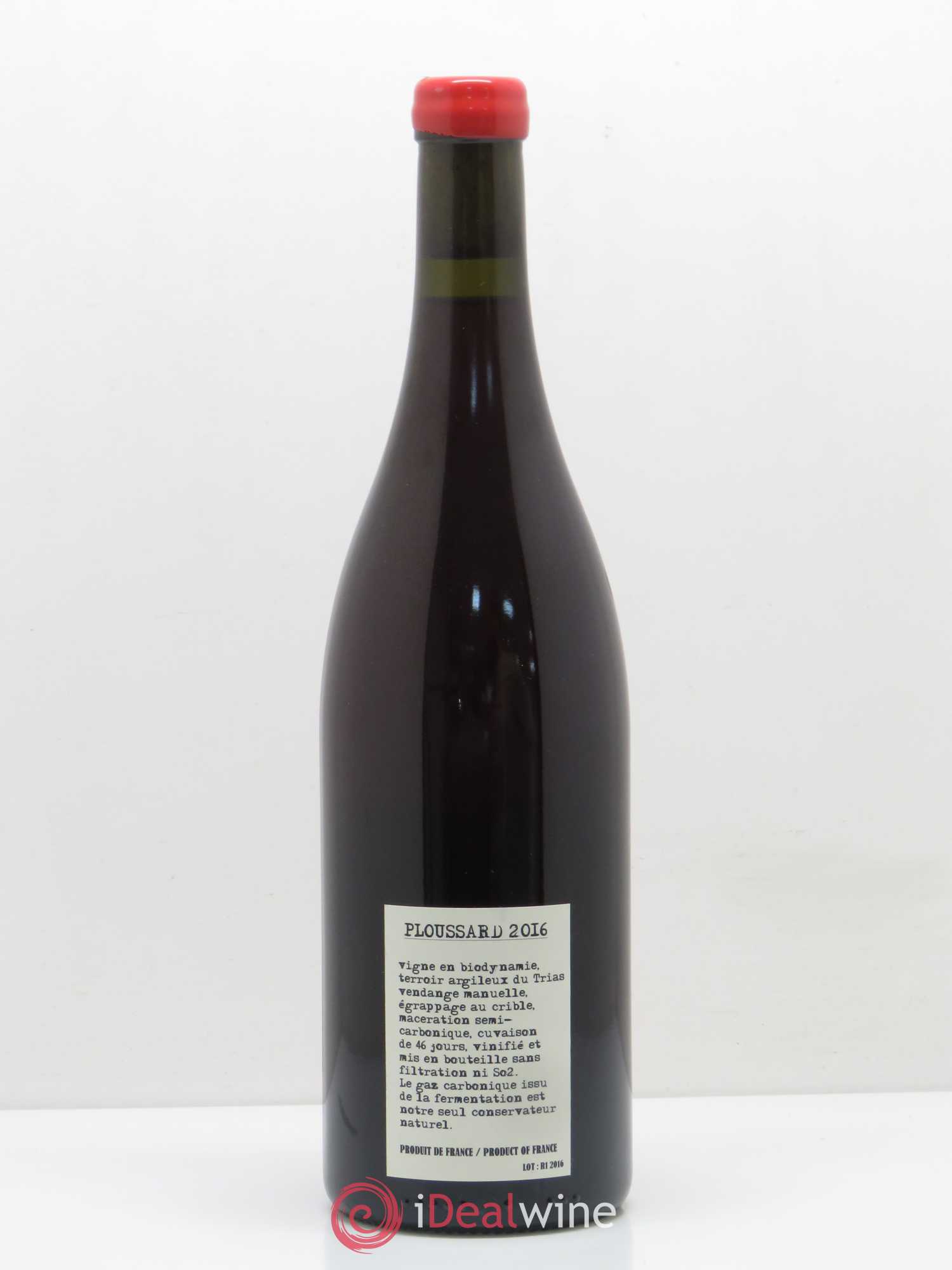 Arbois Ploussard Adeline Houillon & Renaud Bruyère 2016 - Lot de 1 bouteille - 1
