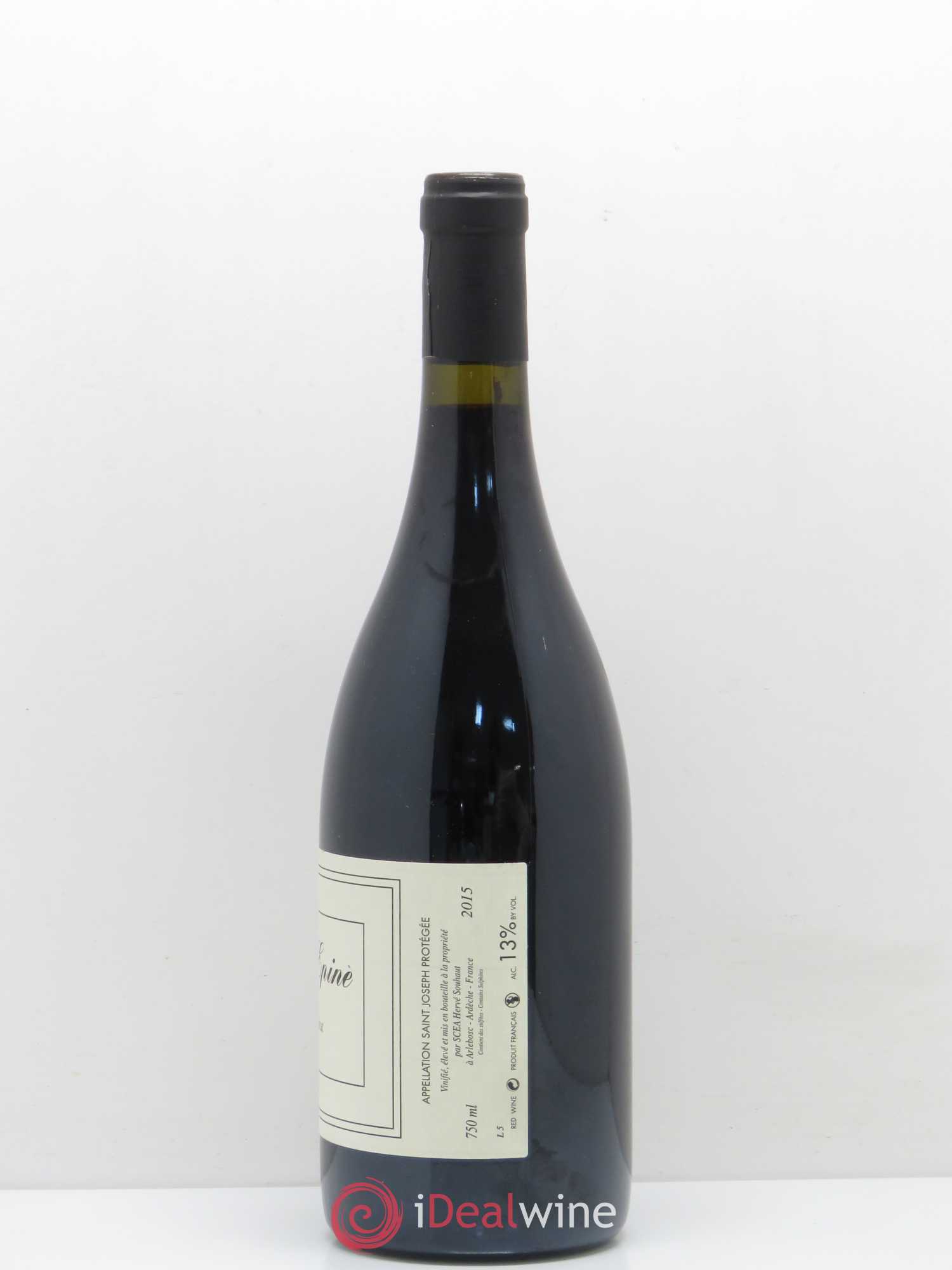 Saint-Joseph Sainte Epine Hervé Souhaut - Domaine Romaneaux-Destezet 2015 - Lot de 1 bouteille - 1