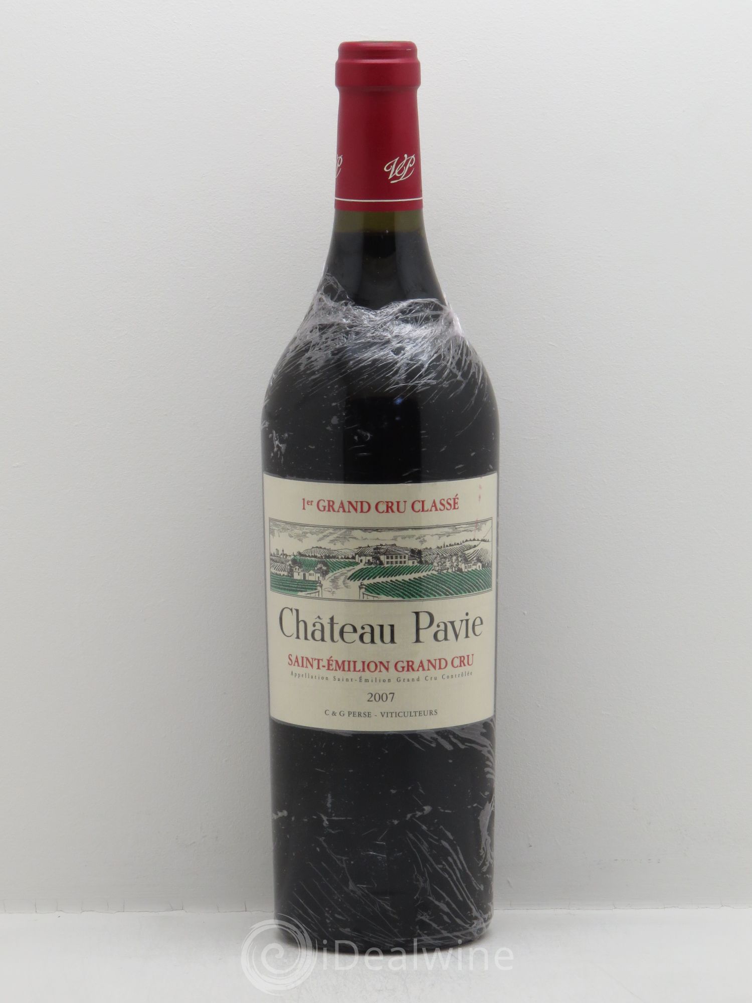 Château Pavie 1er Grand Cru Classé A 2007 - Lot de 1 bouteille - 0