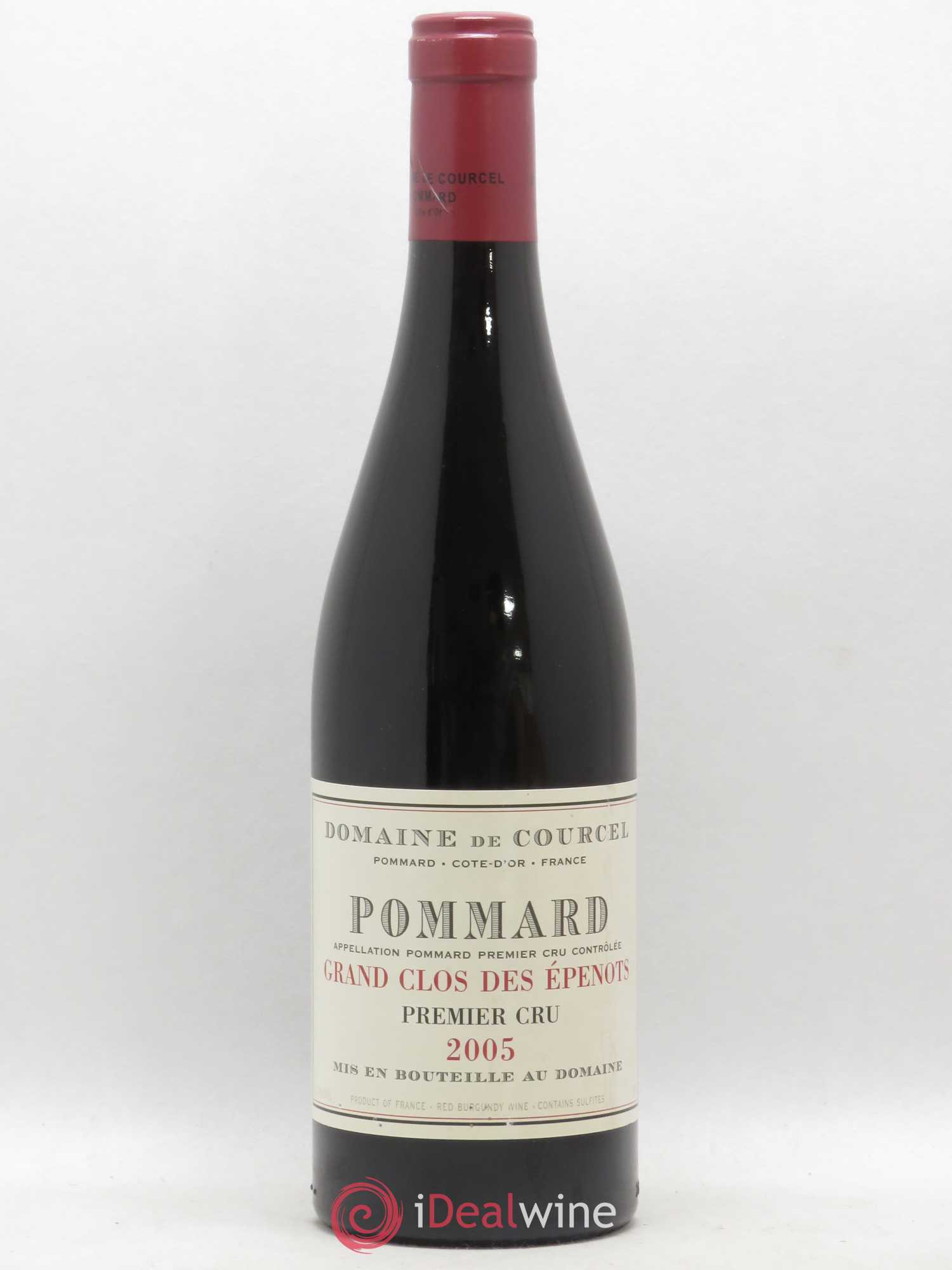 Pommard 1er Cru Grand Clos des Epenots de Courcel (Domaine) (sans prix de réserve) 2005 - Lot de 1 bouteille - 0