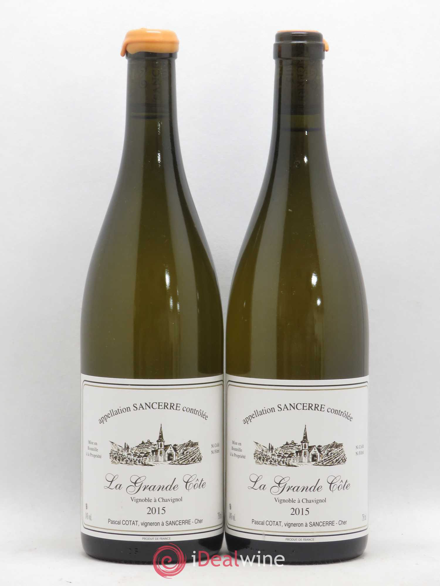 Sancerre La Grande Côte Pascal Cotat 2015 - Lot de 2 bouteilles - 0