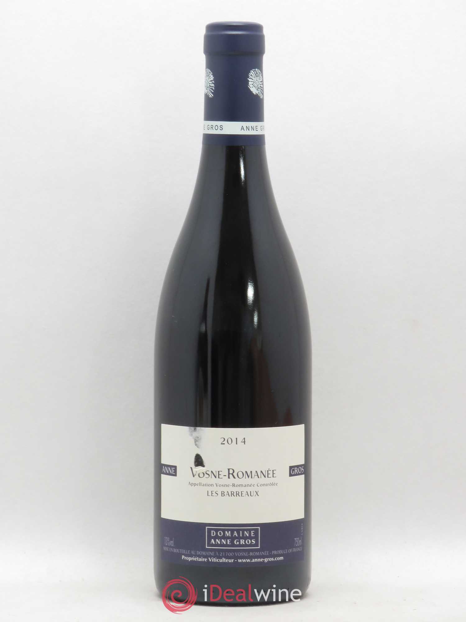 Vosne-Romanée Les Barreaux Anne Gros 2014 - Lot de 1 bouteille - 0