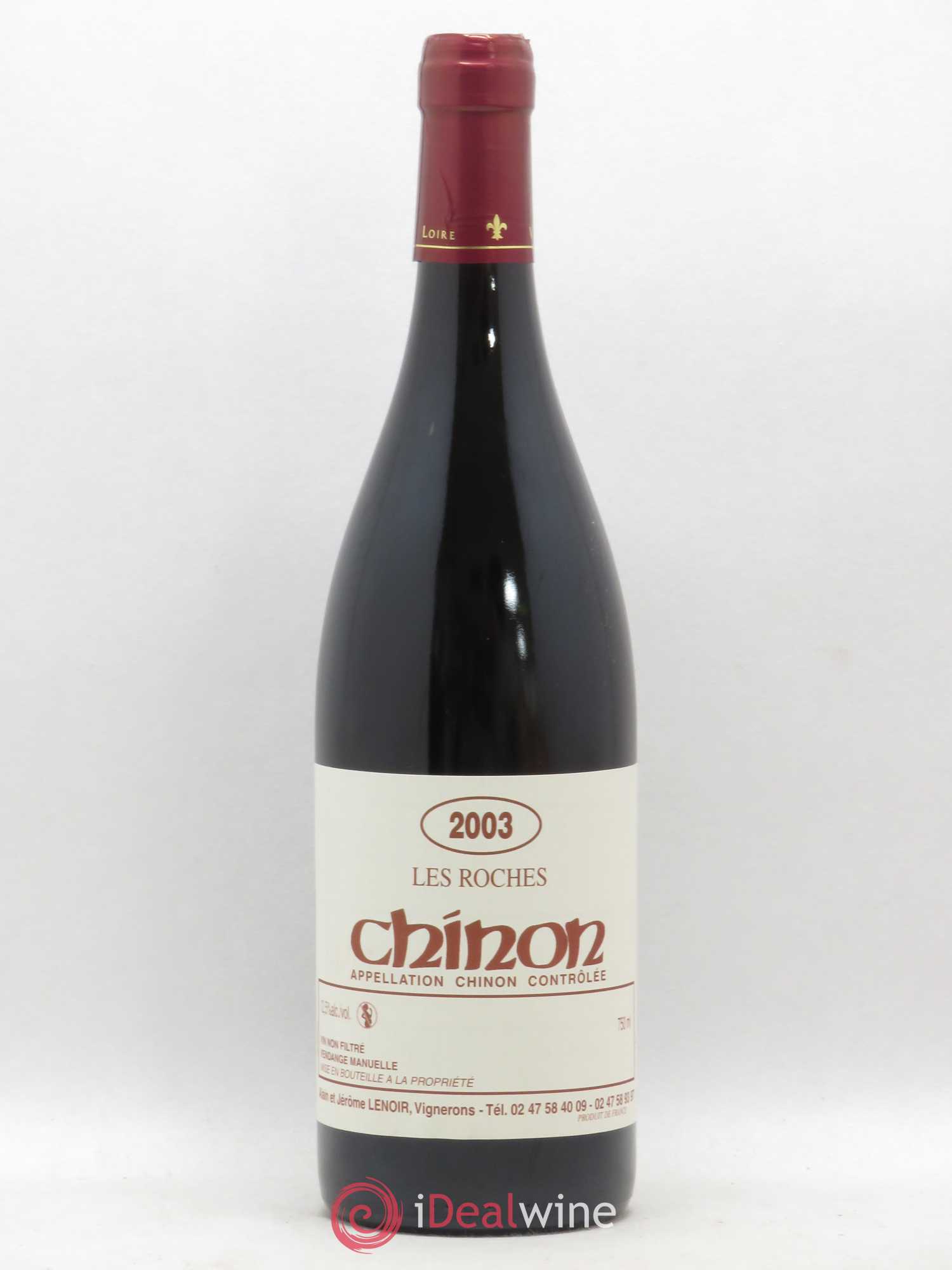 Chinon Les Roches Lenoir (Domaine) 2003 - Lot de 1 bouteille - 0