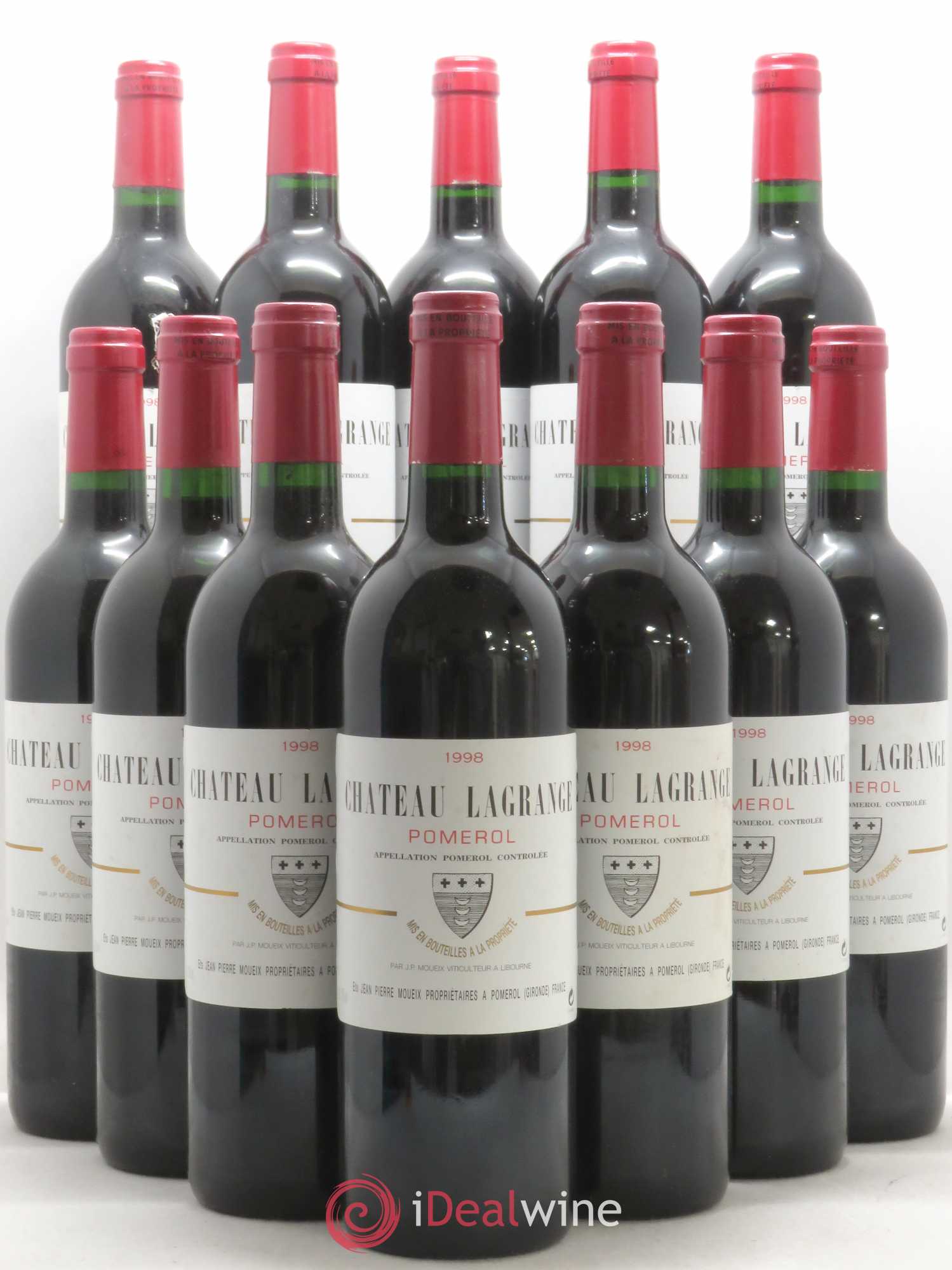 Château Lagrange à Pomerol 1998 - Lot de 12 bouteilles - 0
