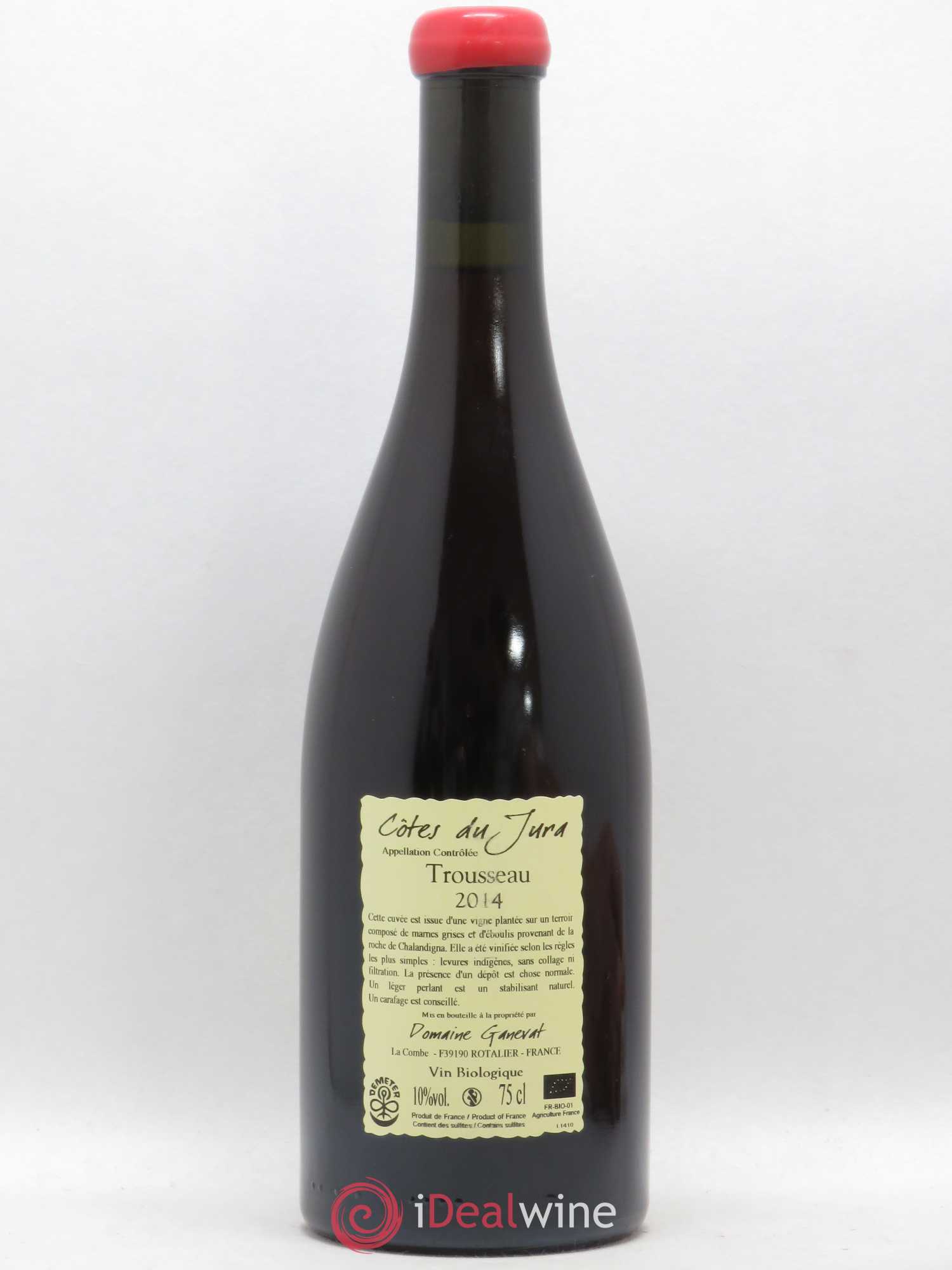 Côtes du Jura Plein Sud Jean-François Ganevat (Domaine) 2014 - Lot de 1 bouteille - 1