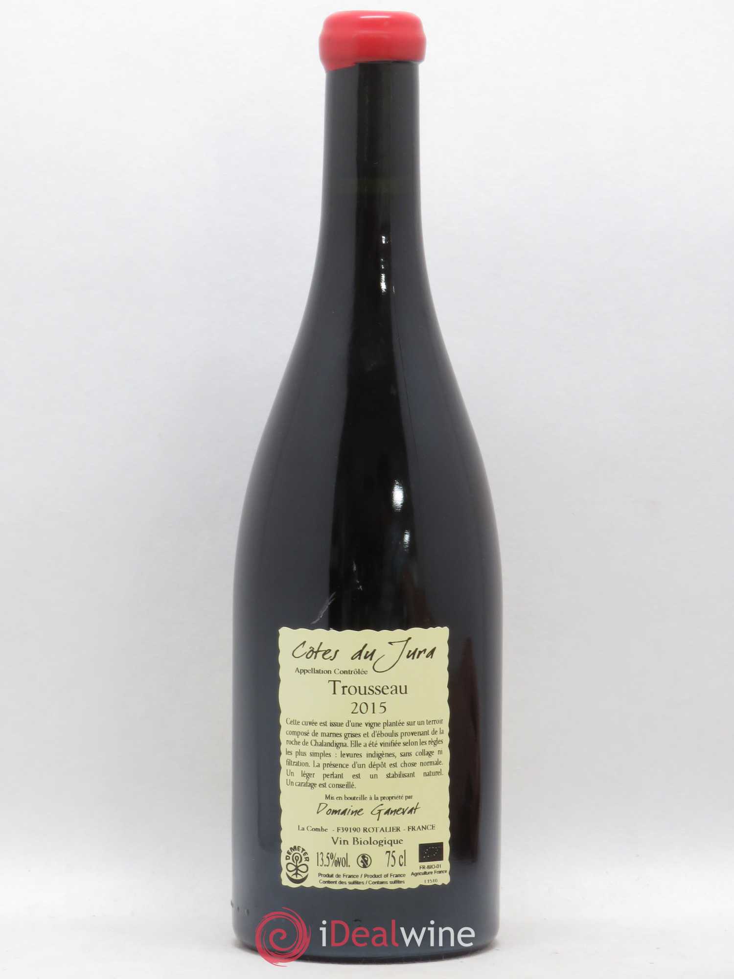 Côtes du Jura Plein Sud Jean-François Ganevat (Domaine) 2015 - Lot de 1 bouteille - 1