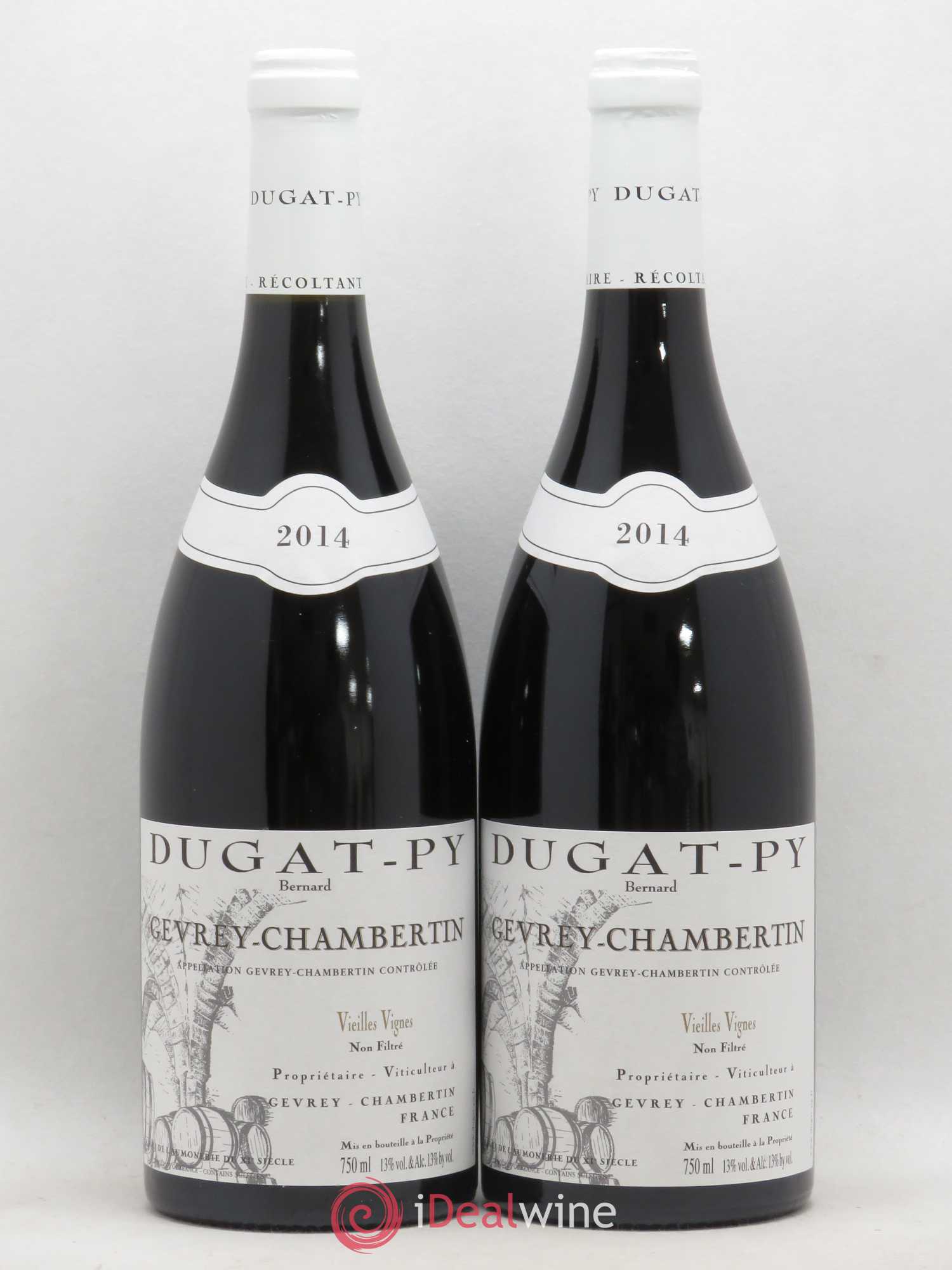 Gevrey-Chambertin Vieilles Vignes Dugat-Py 2014 - Lot de 2 bouteilles - 0