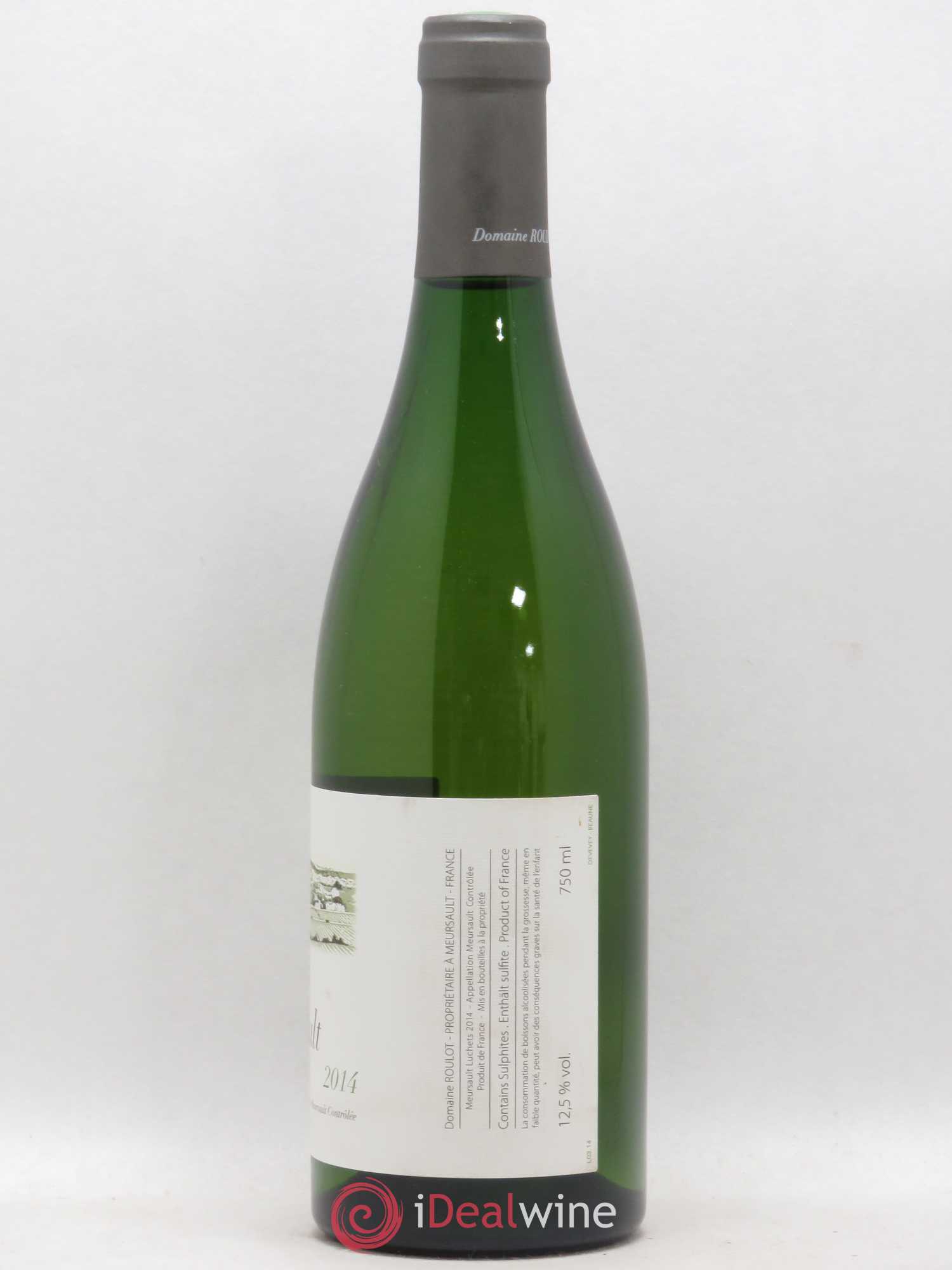 Meursault Luchets Roulot (Domaine) 2014 - Lot de 1 bouteille - 1