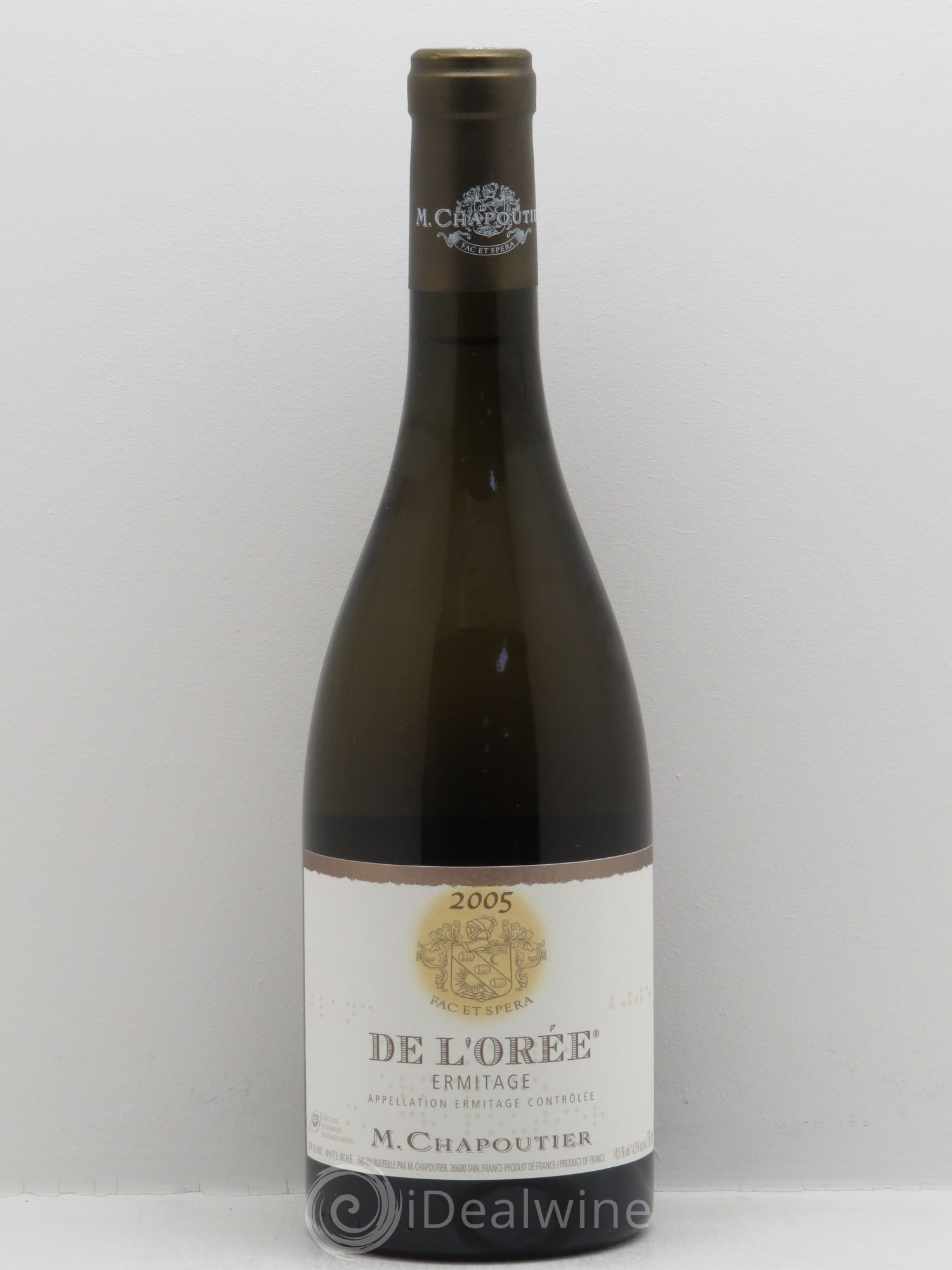 Hermitage Ermitage de l'Orée Chapoutier 2005 - Lot de 1 bouteille - 0