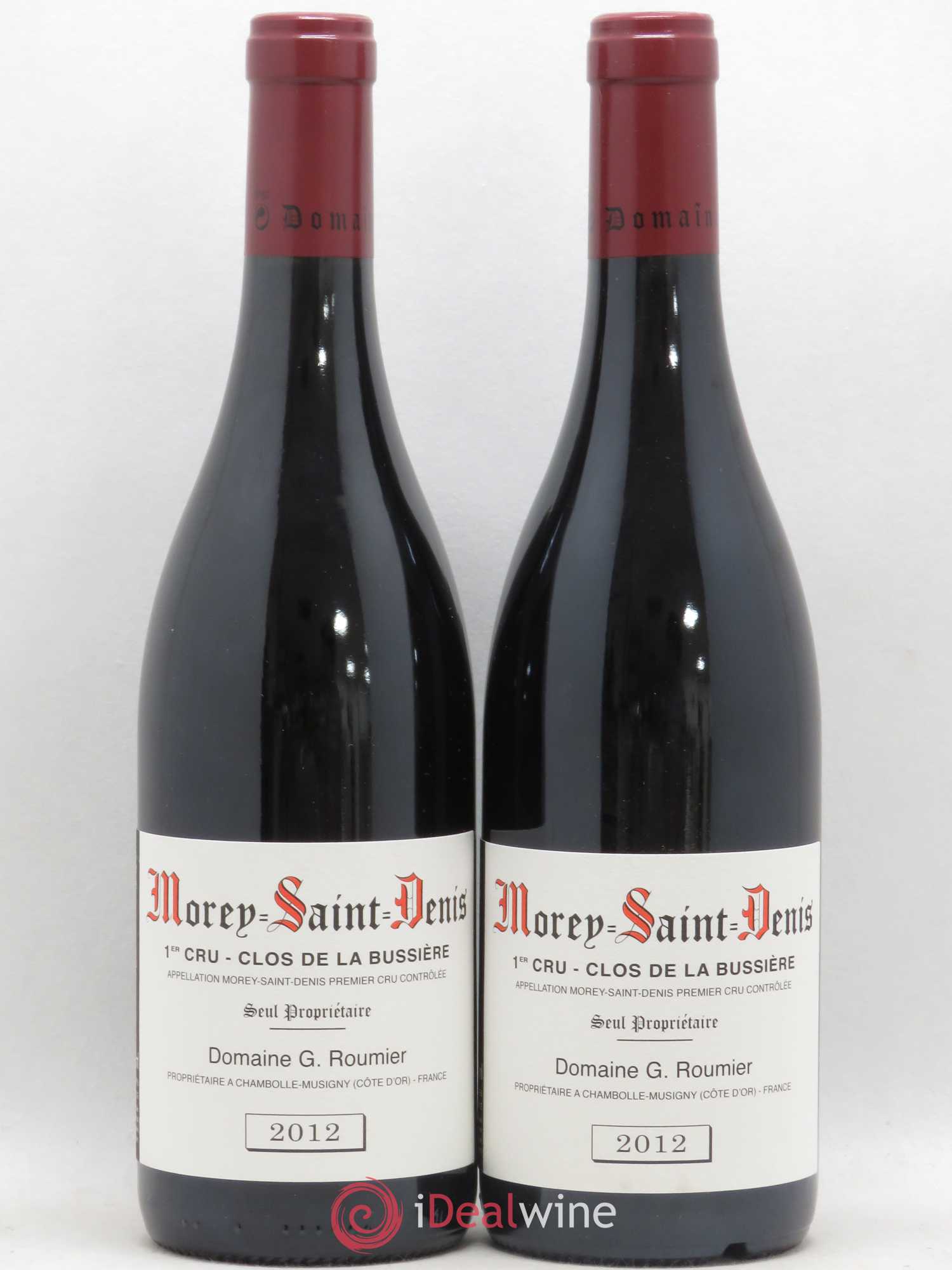 Morey-Saint-Denis 1er Cru Clos de la Bussière Georges Roumier (Domaine) 2012 - Lot de 2 bouteilles - 0