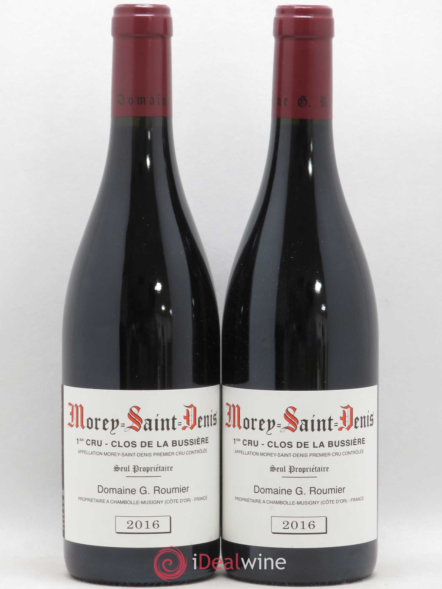 Morey-Saint-Denis 1er Cru Clos de la Bussière Georges Roumier (Domaine) (sans prix de réserve) 2016 - Lot de 2 bouteilles - 0