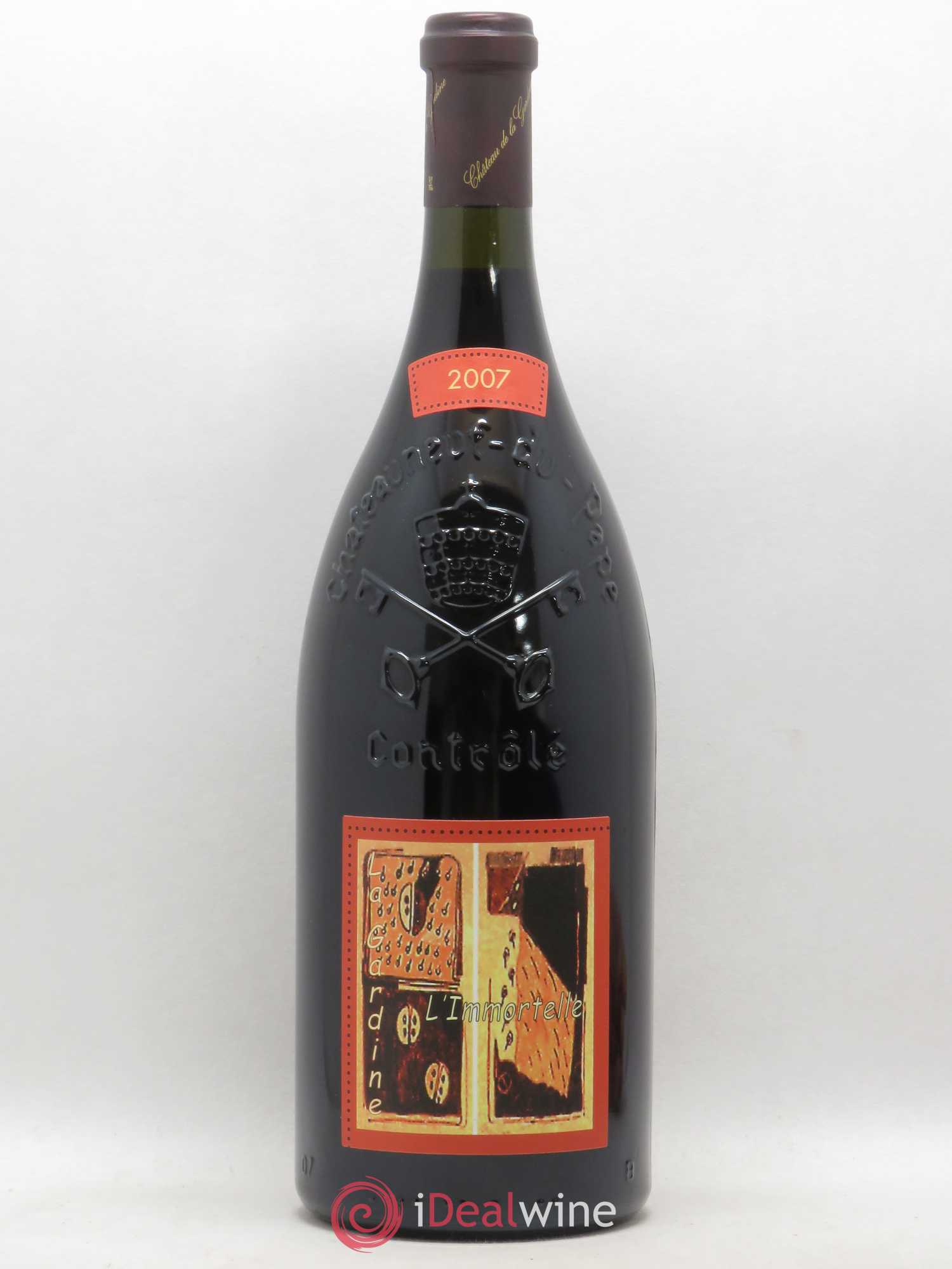 Châteauneuf-du-Pape Château de La Gardine L'Immortelle Famille Brunel 2007 - Lot de 1 magnum - 0