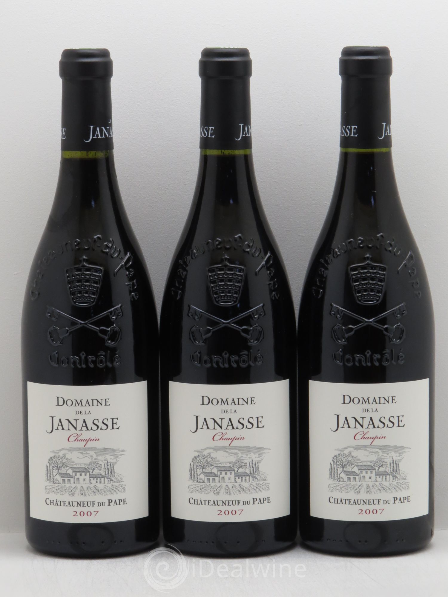 Châteauneuf-du-Pape Cuvée Chaupin La Janasse (Domaine de) 2007 - Lot de 3 bouteilles - 0