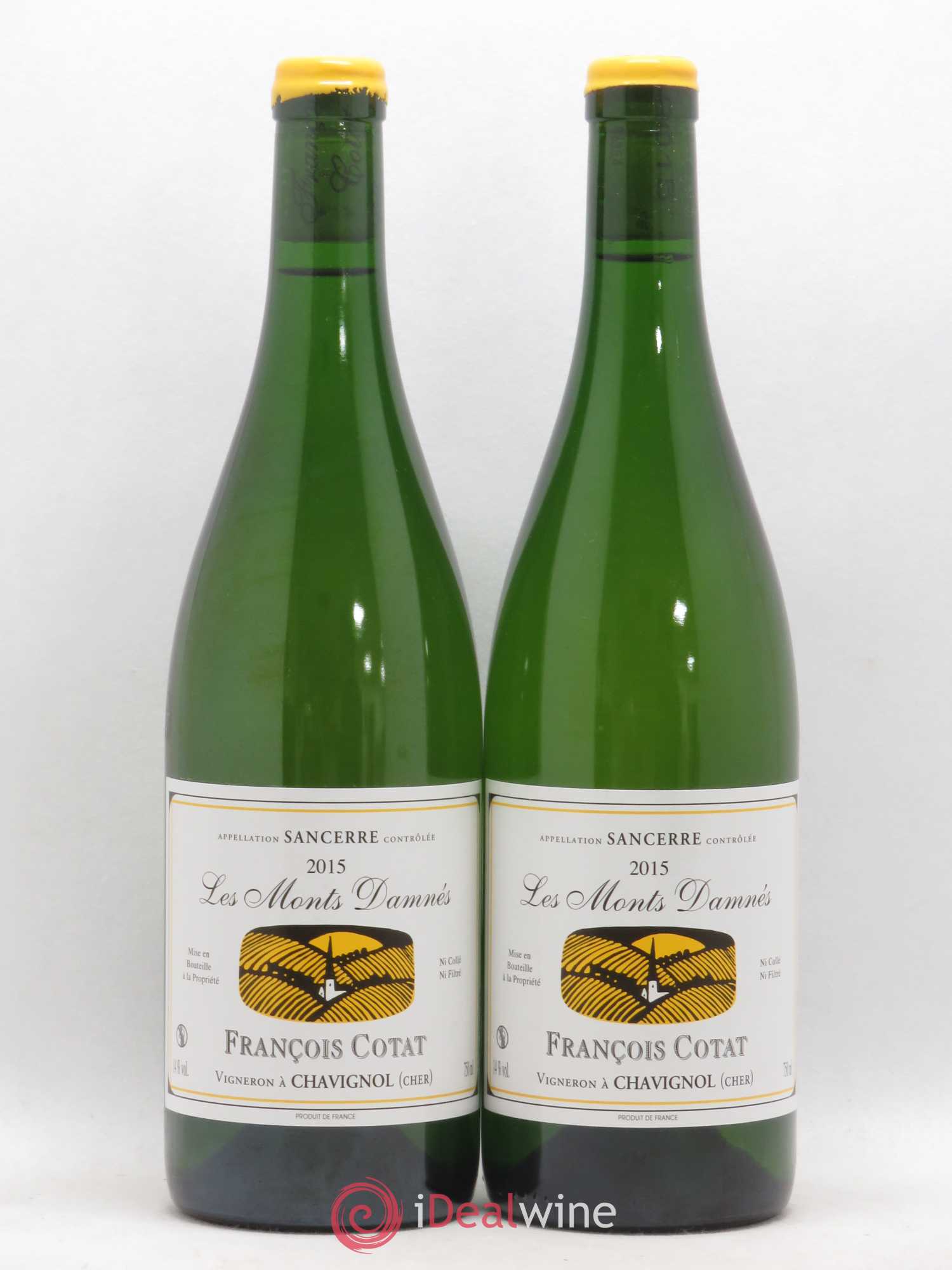 Sancerre Les Monts Damnés François Cotat 2015 - Lot de 2 bouteilles - 0