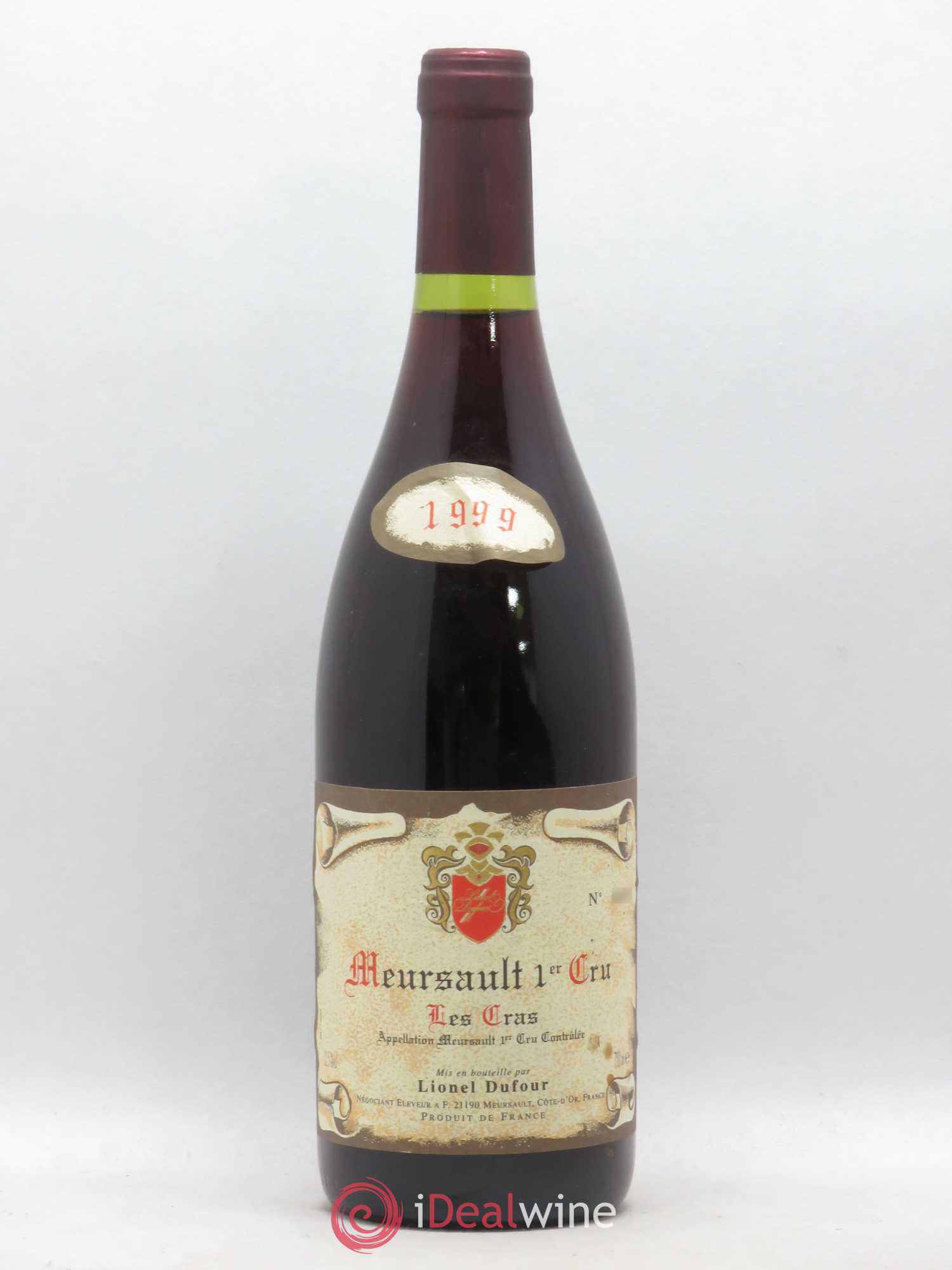 Meursault 1er cru Les Cras Dufour (sans prix de réserve) 1999 - Posten von 1 Flasche - 0