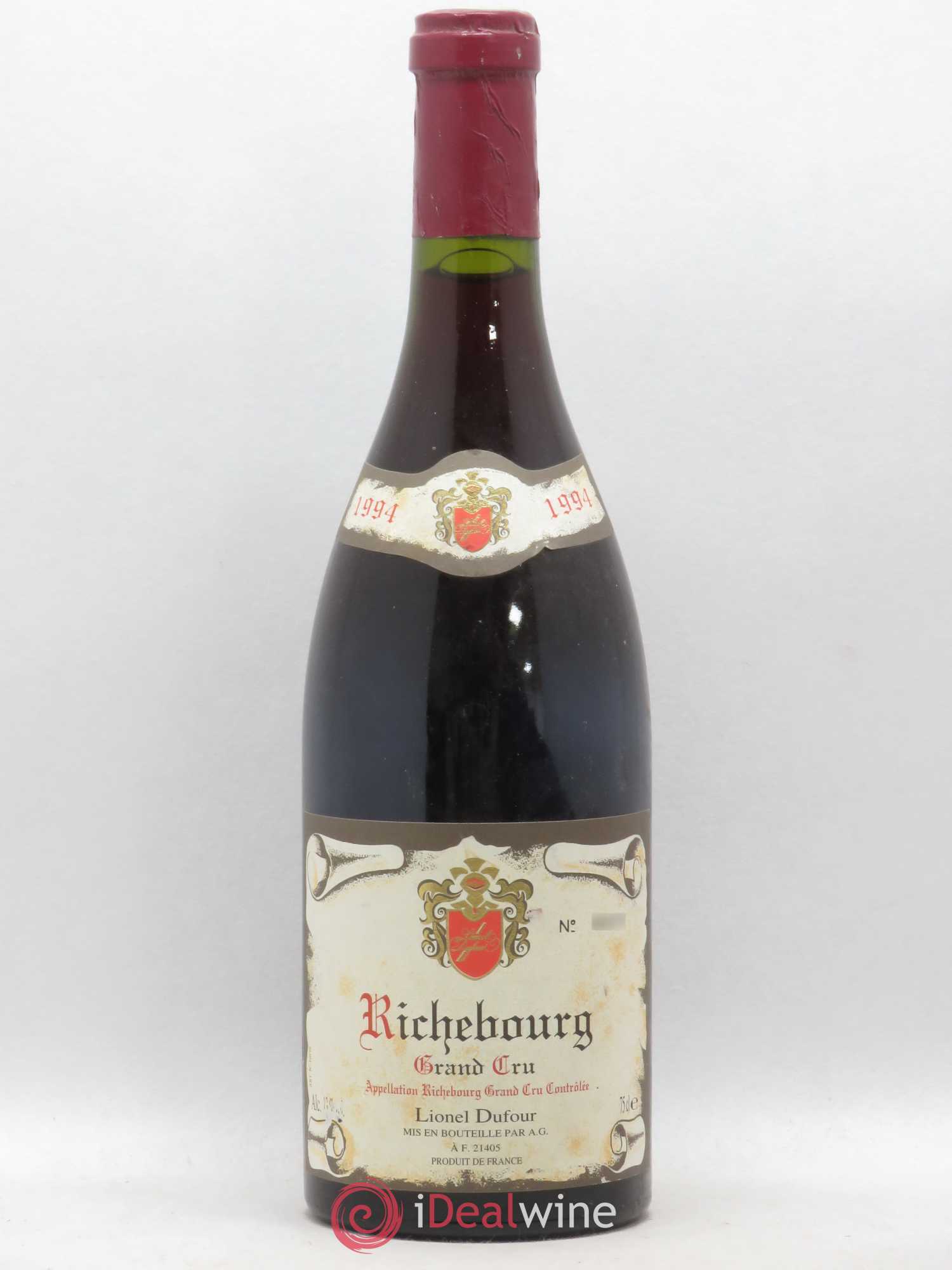 Richebourg Grand Cru Dufour (sans prix de réserve) 1994 - Posten von 1 Flasche - 0