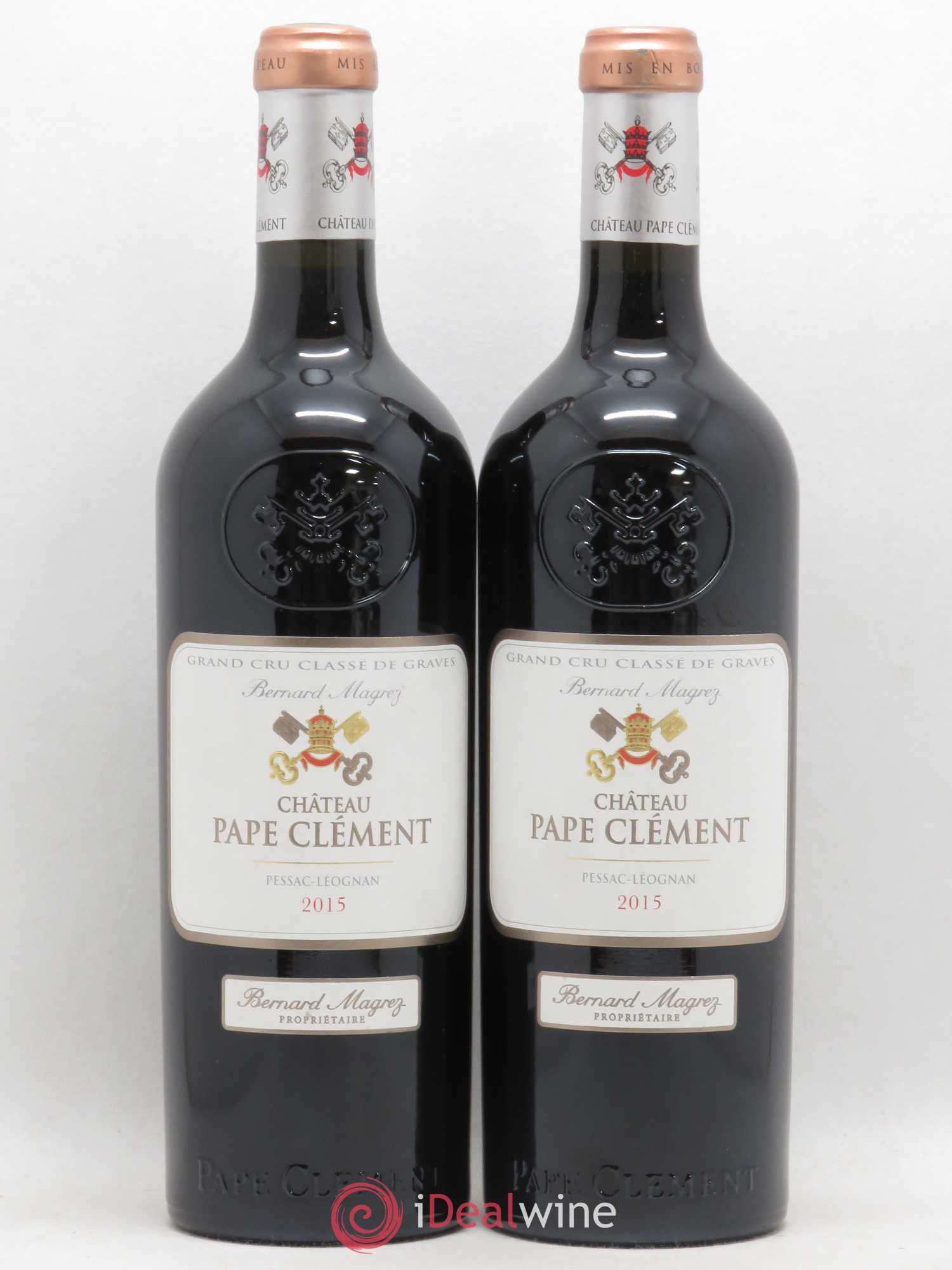 Château Pape Clément Cru Classé de Graves 2015 - Lot de 2 bouteilles - 0