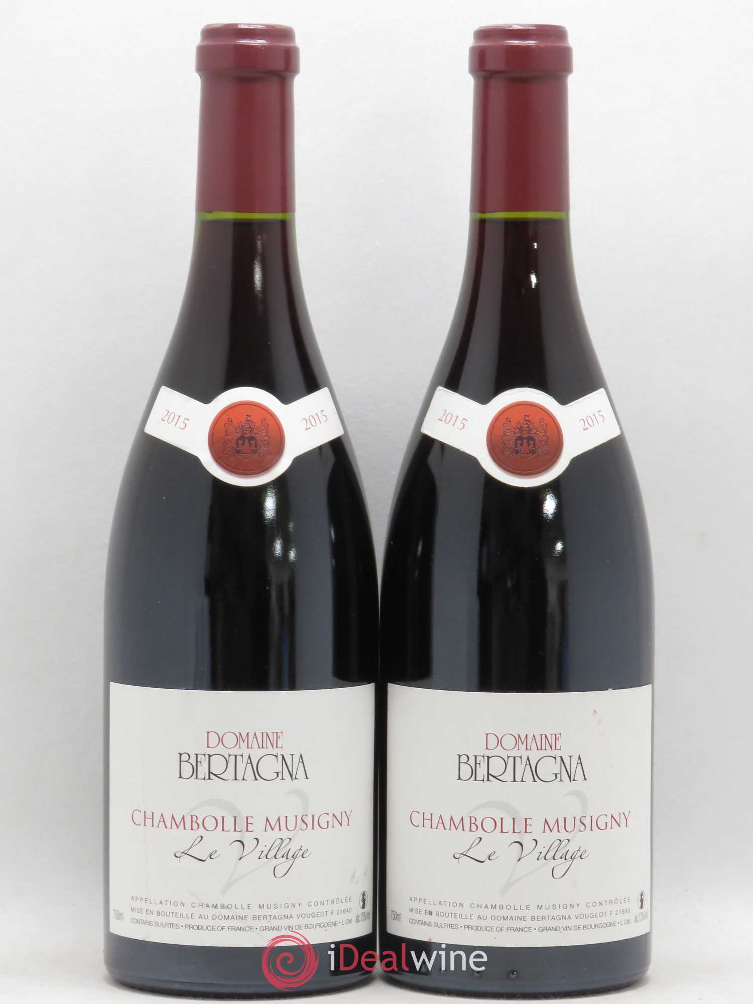 Chambolle-Musigny Le Village Bertagna 2015 - Lot de 2 bouteilles - 0