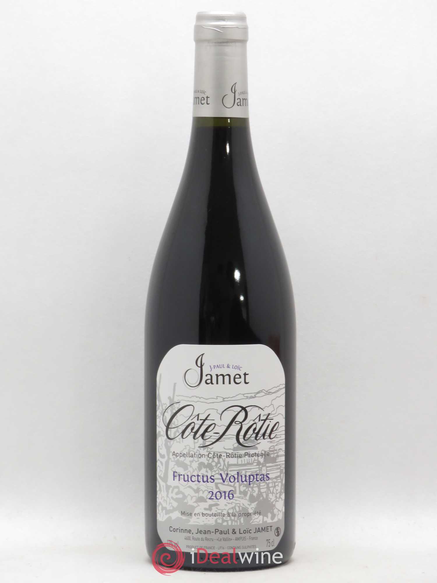 Côte-Rôtie Fructus Voluptas Jamet (Domaine) 2016 - Lot de 1 bouteille - 0