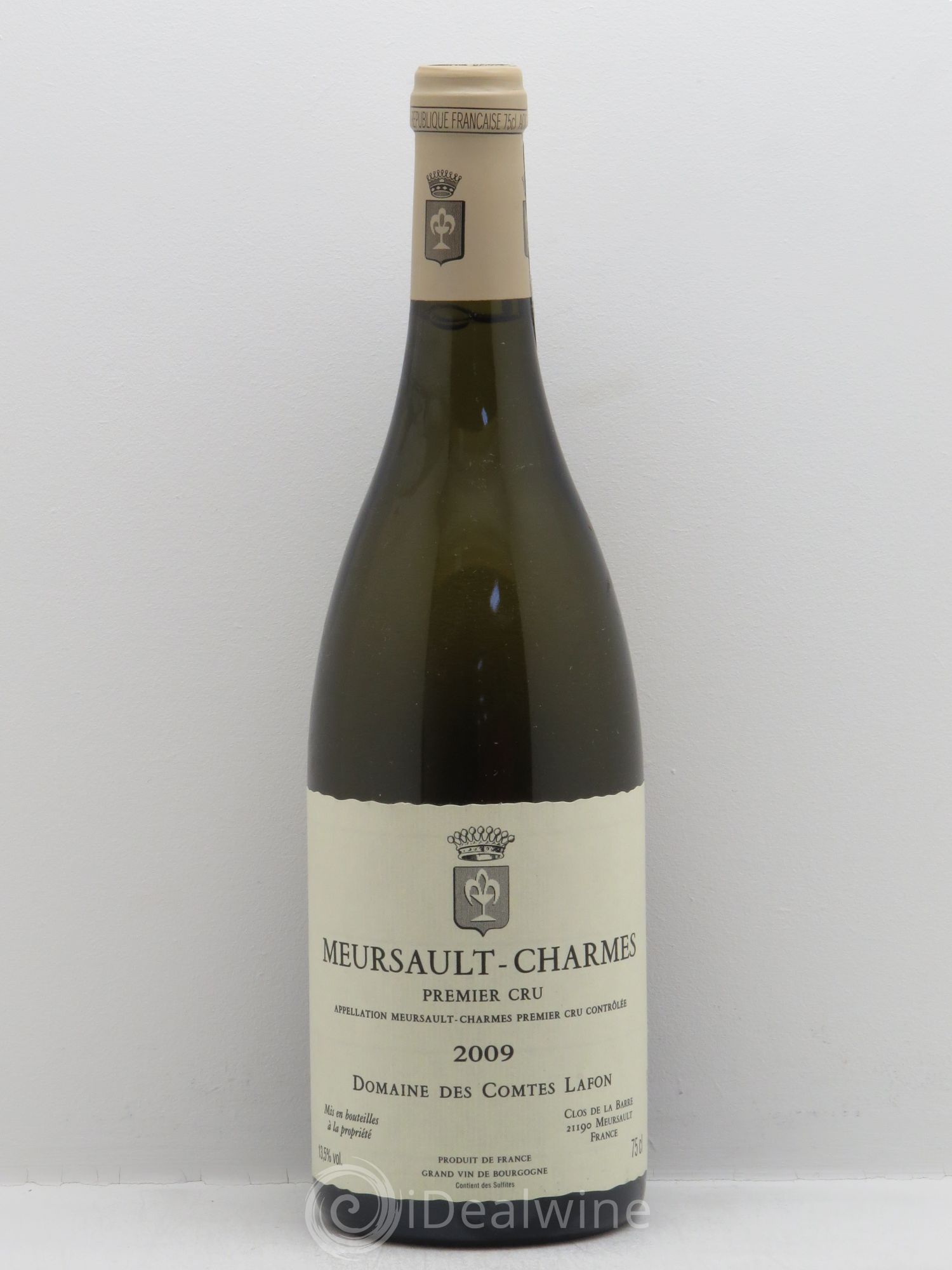 Meursault 1er Cru Charmes Comtes Lafon (Domaine des) 2009 - Lot de 1 bouteille - 0