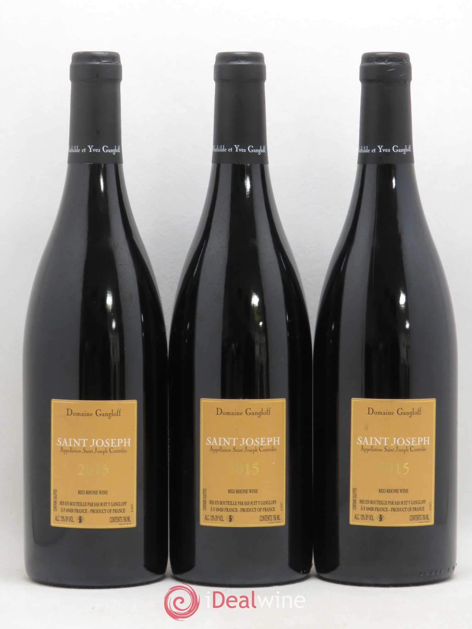 Saint-Joseph Gangloff (Domaine) 2015 - Lot de 3 bouteilles - 1