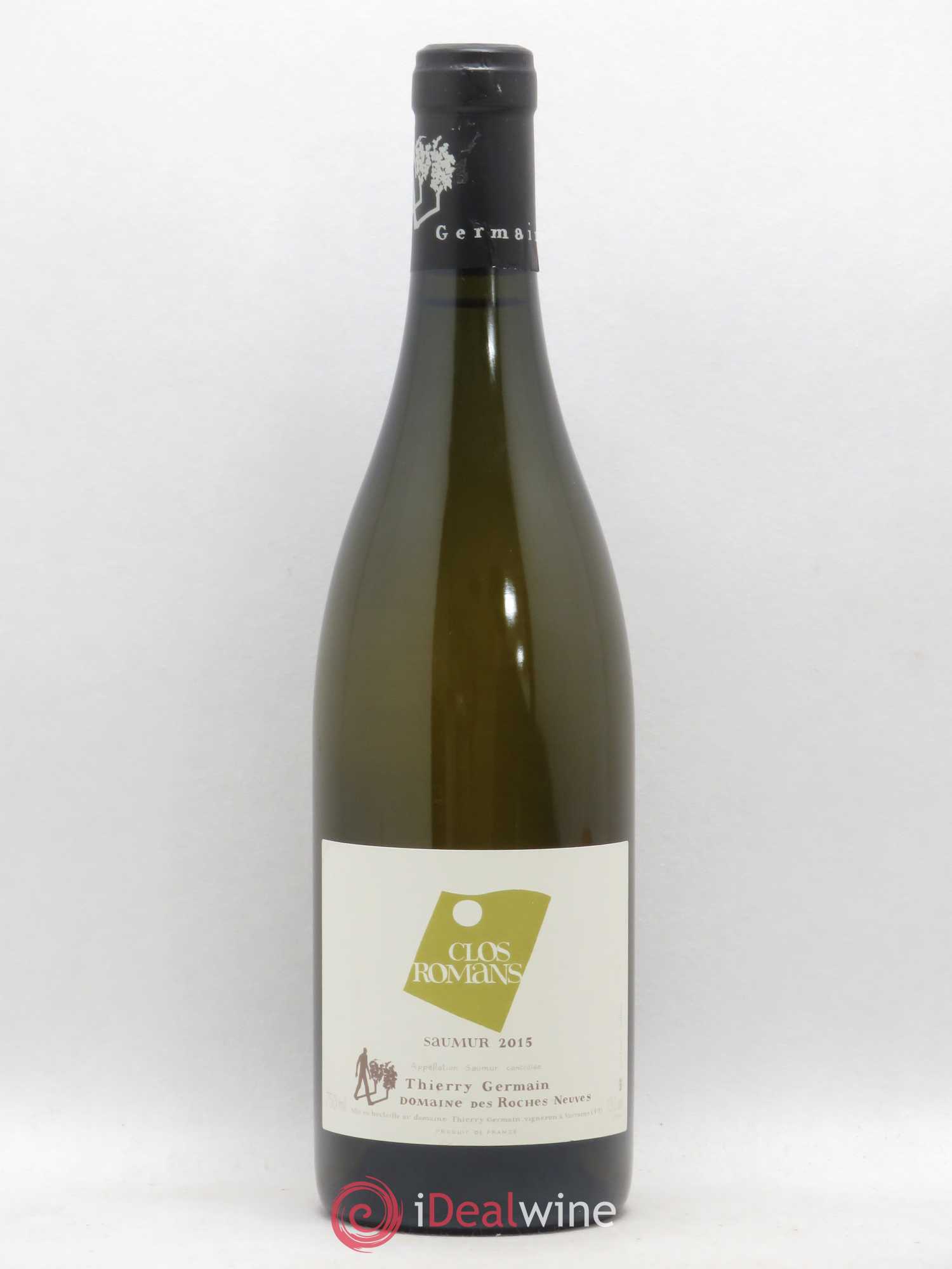 Saumur Clos Romans Domaine des Roches Neuves - Thierry Germain 2015 - Lot de 1 bouteille - 0
