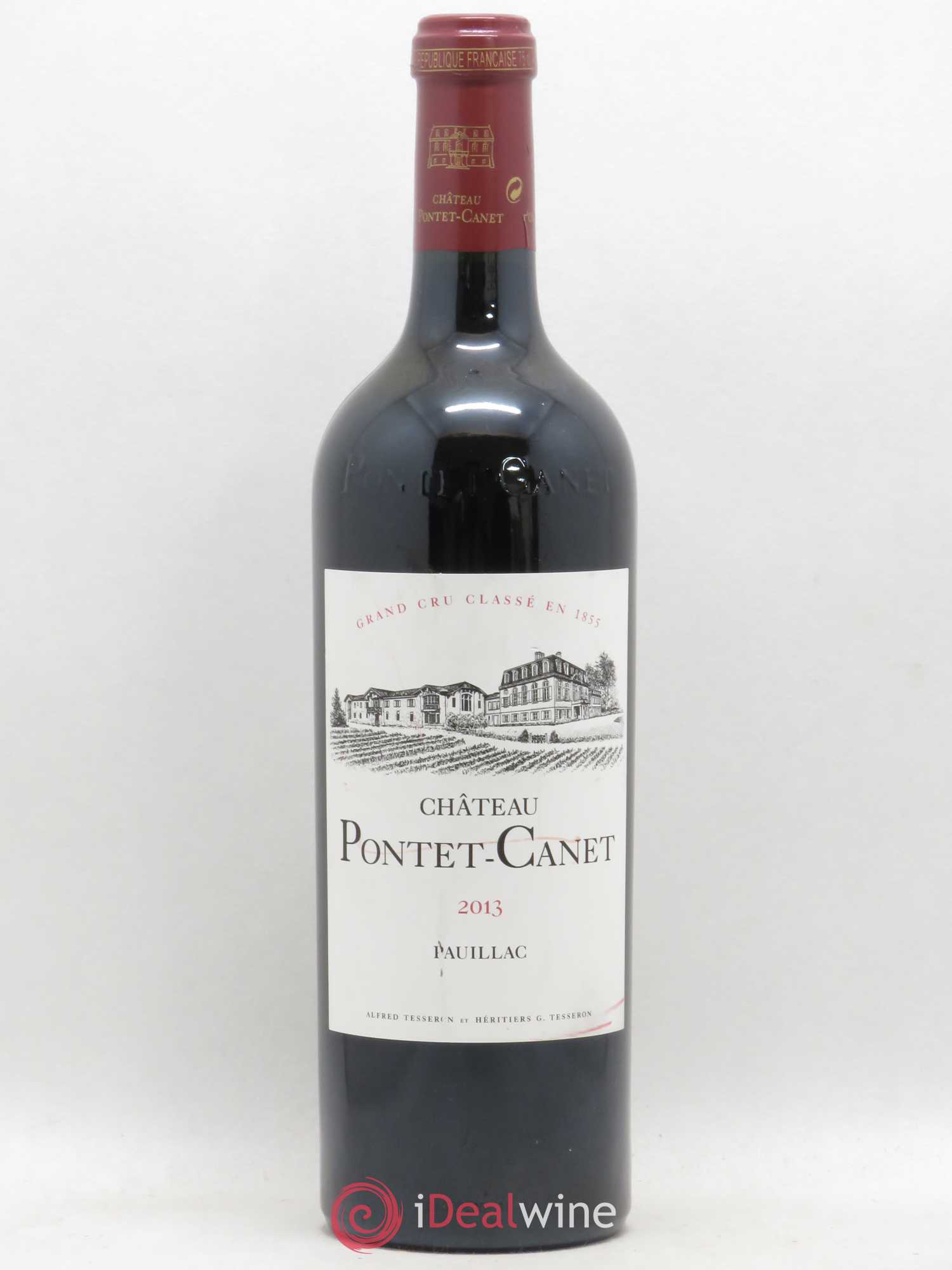 Château Pontet Canet 5ème Grand Cru Classé 2013 - Lot de 1 bouteille - 0