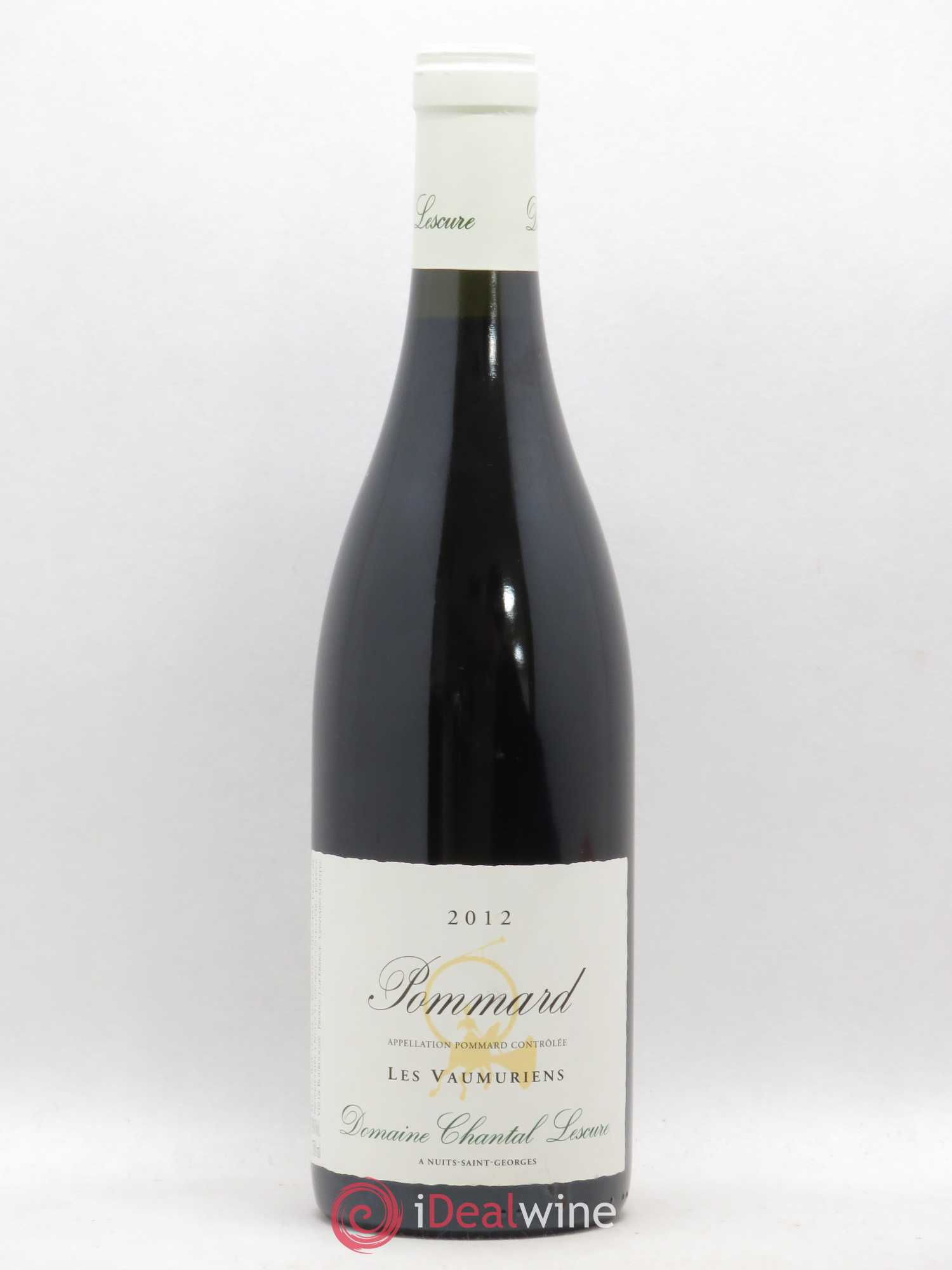Pommard Les Vaumuriens Chantal Lescure 2012 - Lot de 1 bouteille - 0
